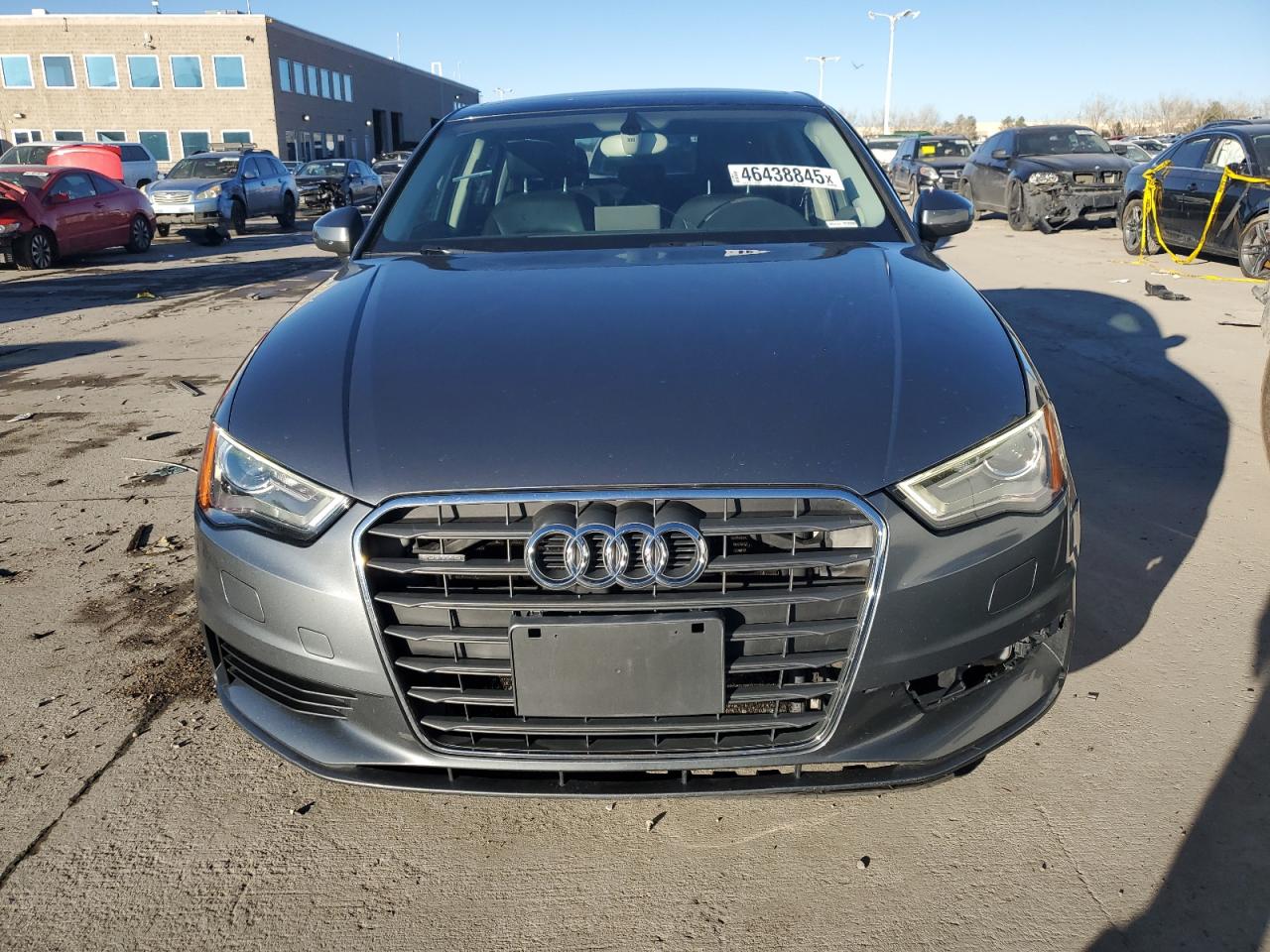 2015 Audi A3 VIN WAUEFGFF9F1135065 Copart auction photo, side / front end damage thumbnail 5