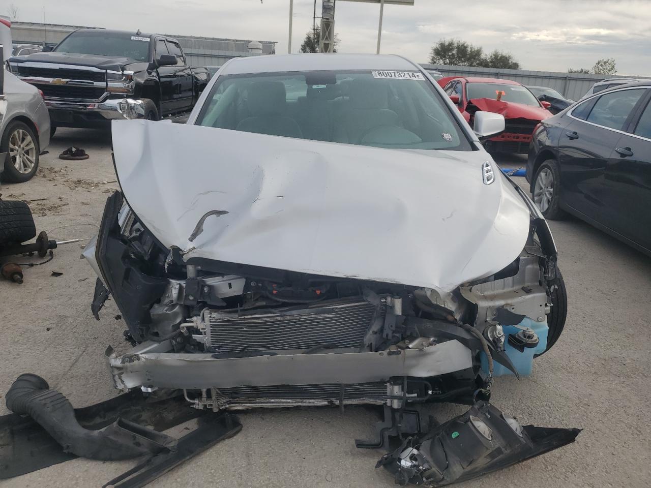 2012 Buick LaCrosse VIN 1G4GB5E31CF123134 Copart auction photo, front end / undercarriage damage thumbnail 5
