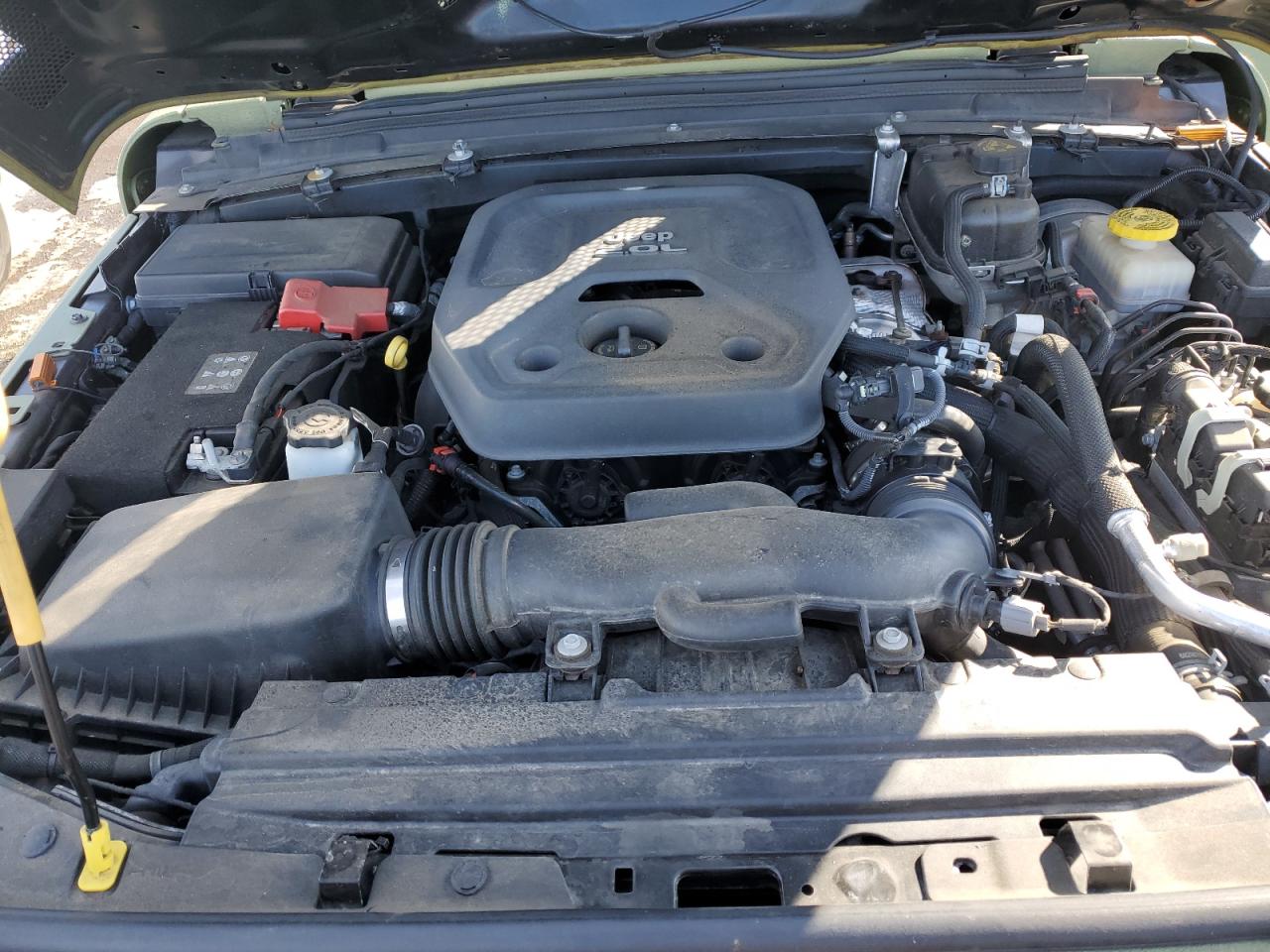 2018 Jeep Wrangler VIN 1C4HJXDN5JW243560 Copart auction photo, front end damage thumbnail 11
