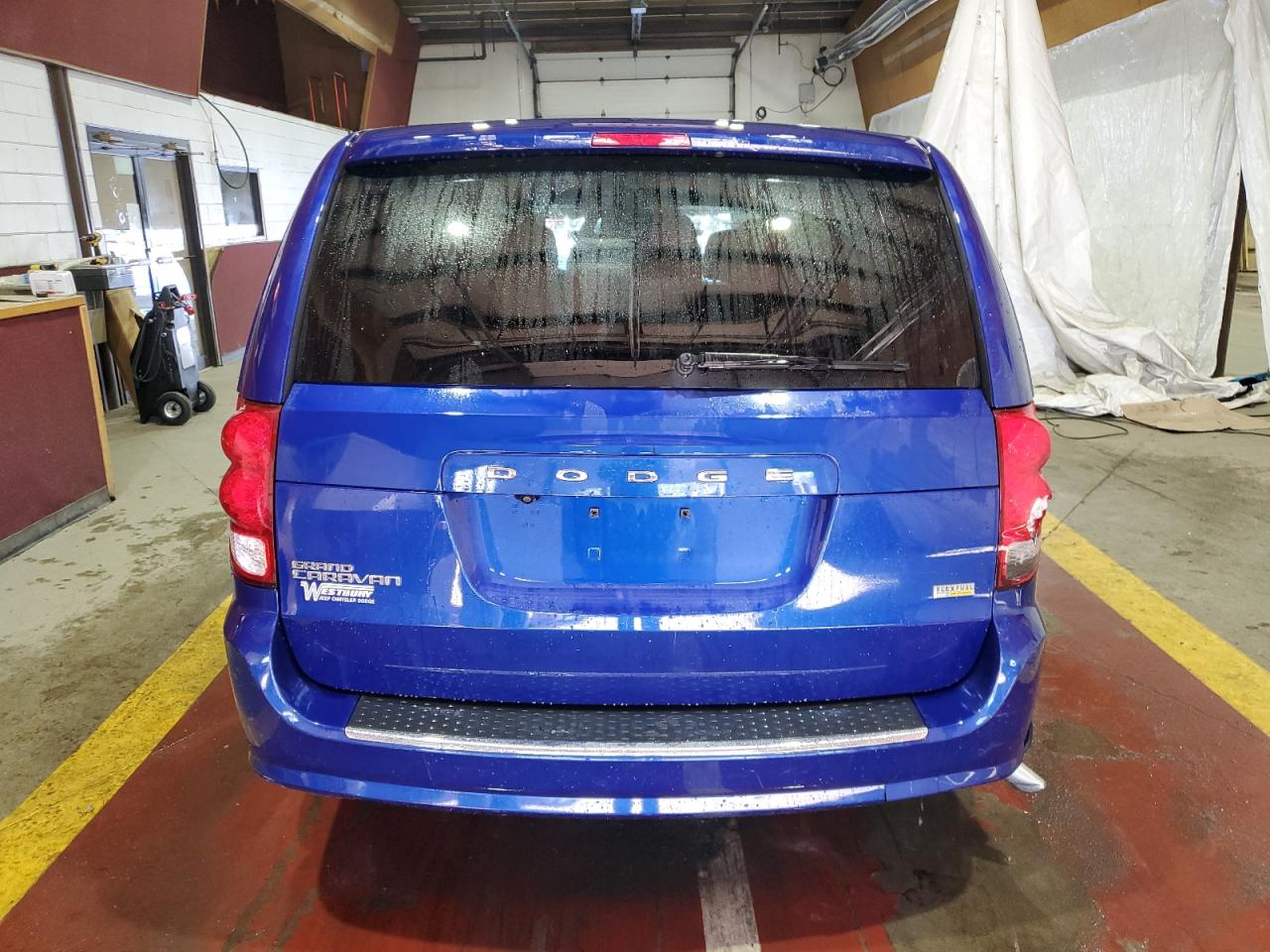 2019 Dodge Caravan VIN 2C4RDGBG1KR684922 Copart auction photo, all over damage thumbnail 6
