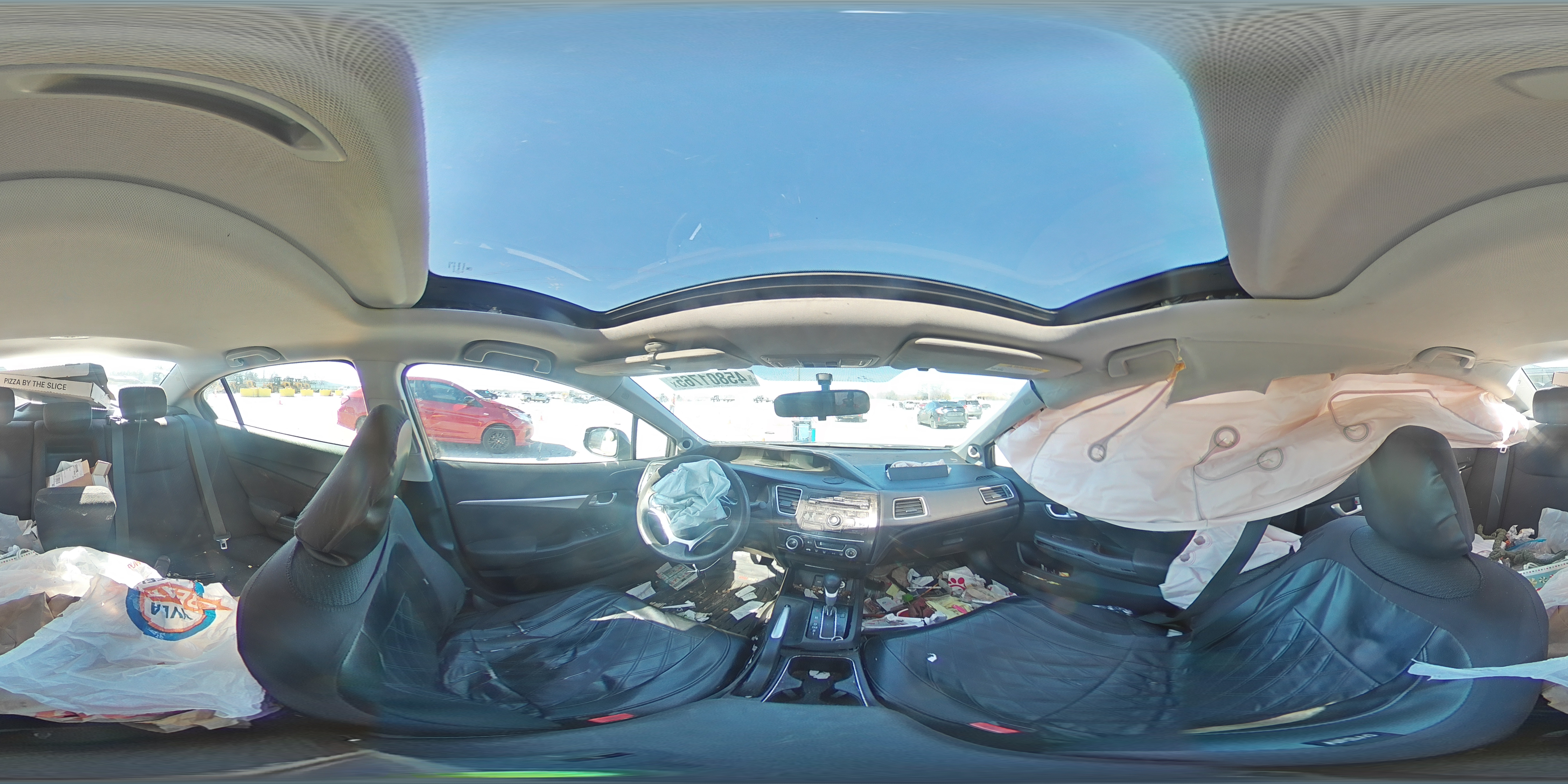 2013 Honda Civic VIN 19XFB2F87DE013726 Copart auction photo, all over damage thumbnail 12