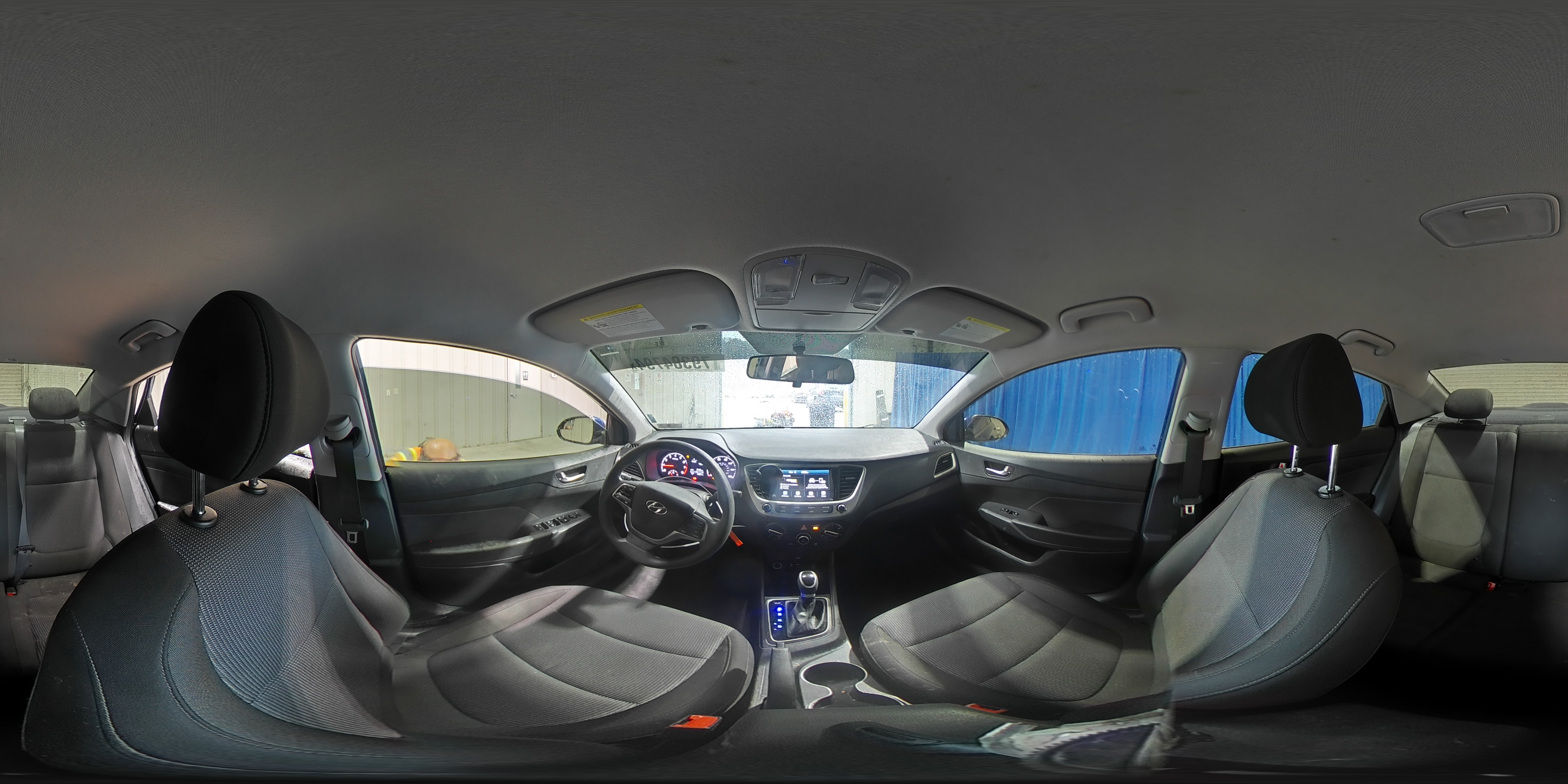 2022 Hyundai Accent VIN 3KPC24A6XNE172634 Copart auction photo, rear end / side damage thumbnail 12