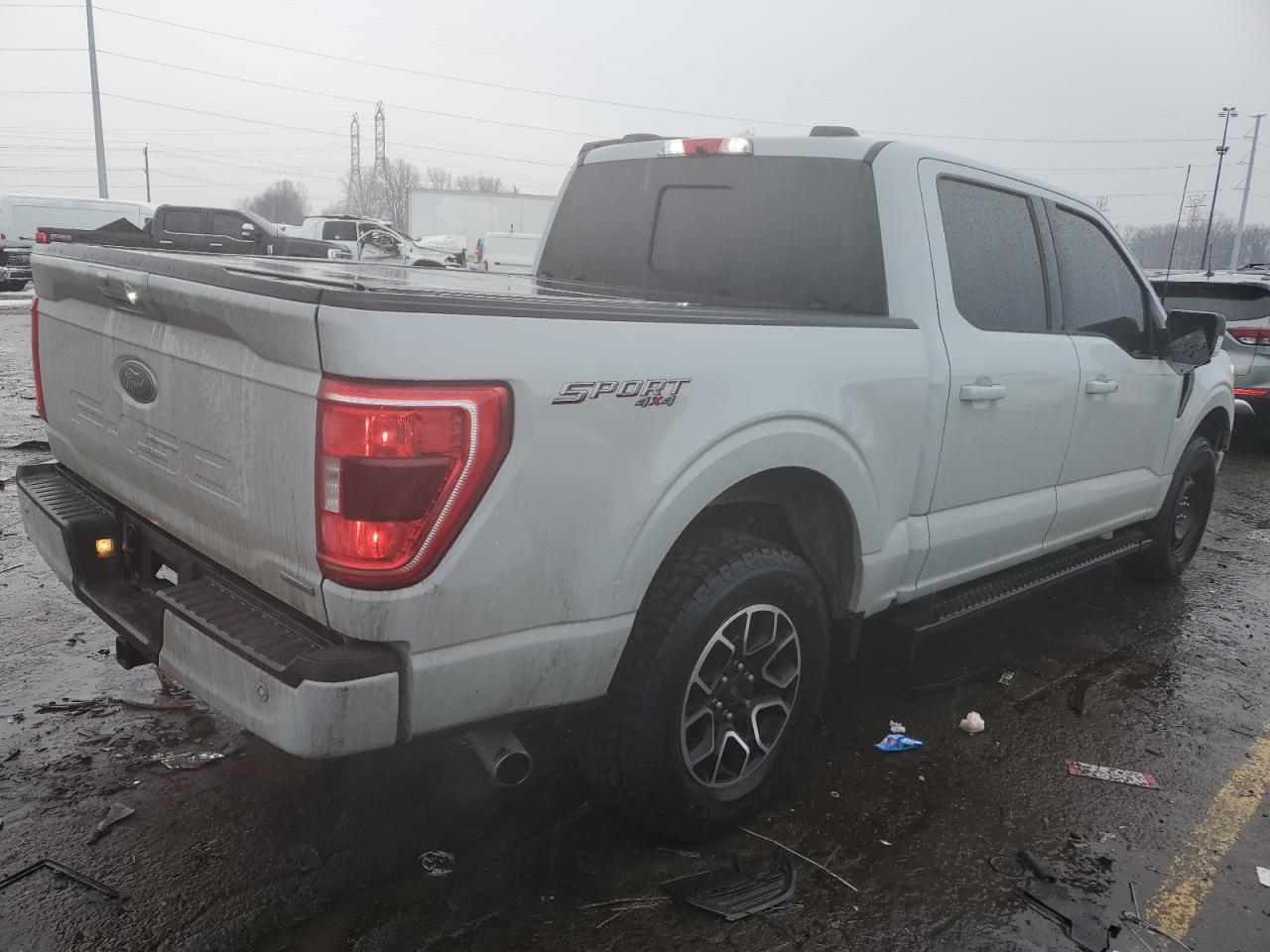 2023 Ford F-150 VIN 1FTEW1EP1PFA20524 Copart auction photo, front end damage thumbnail 3