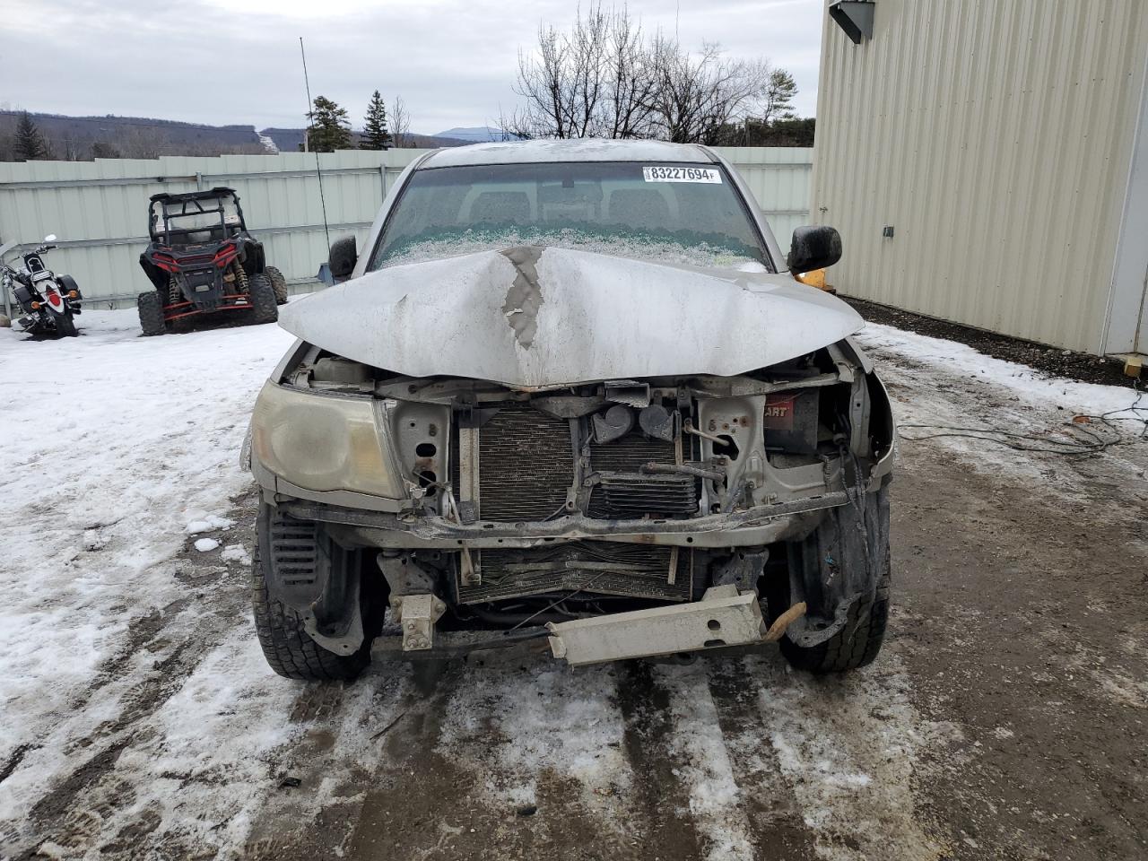 2010 Toyota Tacoma VIN 3TMMU4FN8AM020673 Copart auction photo, front end / all over damage thumbnail 5