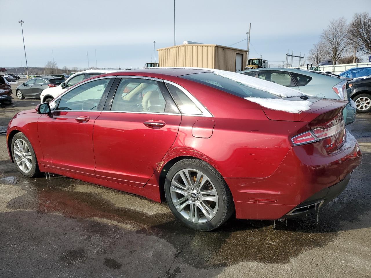 2014 Lincoln MKZ VIN 3LN6L2LU9ER836033 Copart auction photo, all over damage thumbnail 2