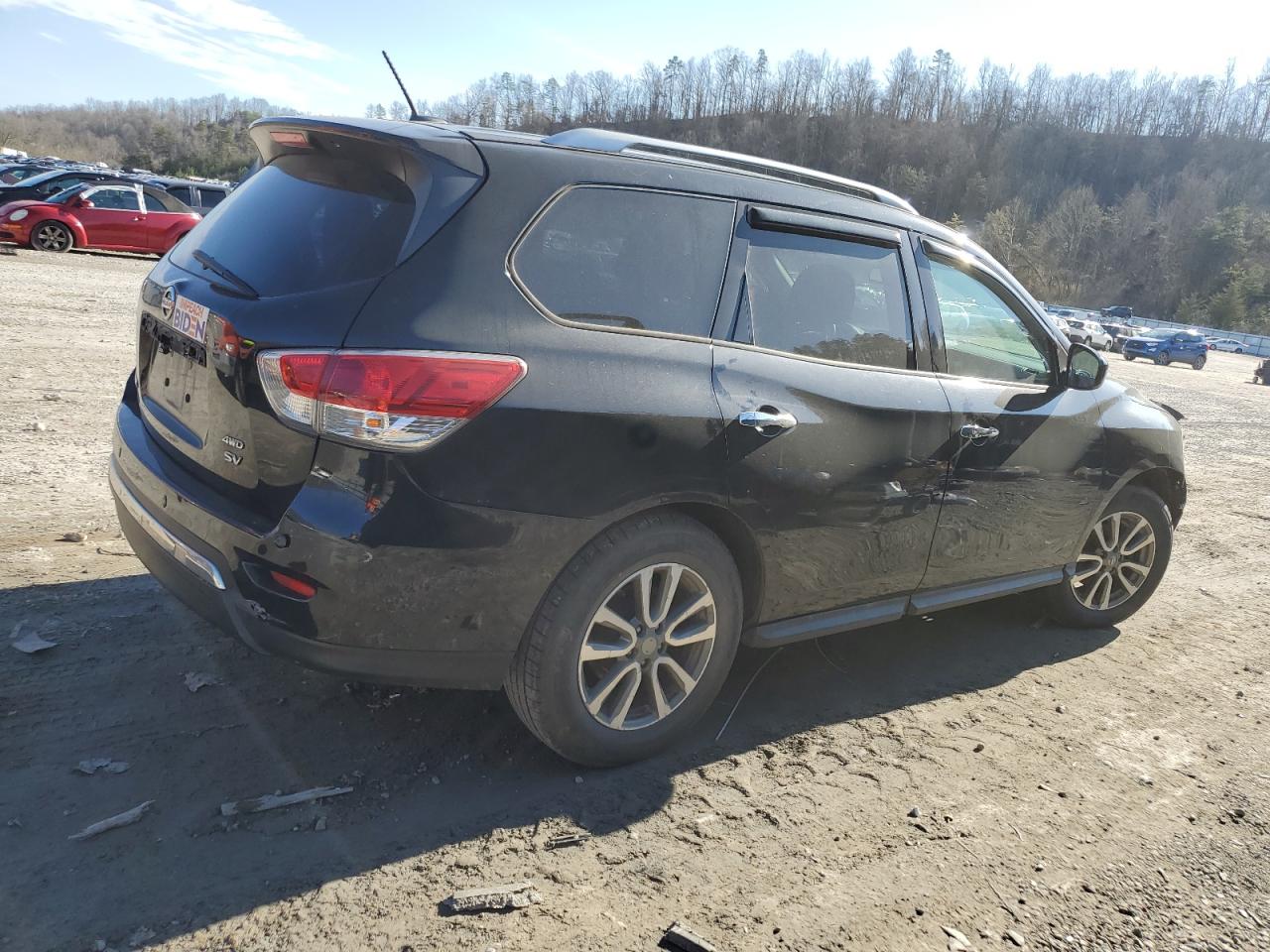 2016 Nissan Pathfinder VIN 5N1AR2MM6GC634212 Copart auction photo, front end / rear end damage thumbnail 3