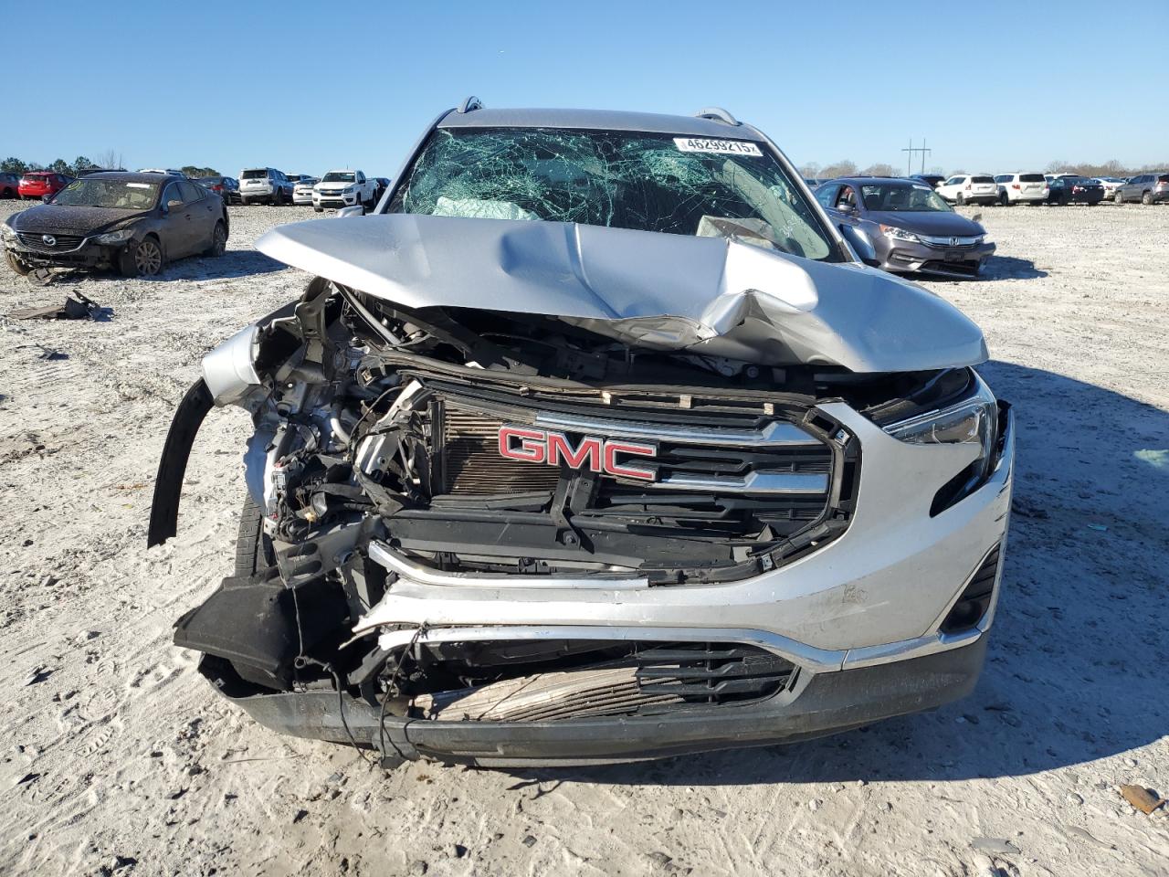 2019 GMC Terrain VIN 3GKALVEV3KL243633 Copart auction photo, front end damage thumbnail 5