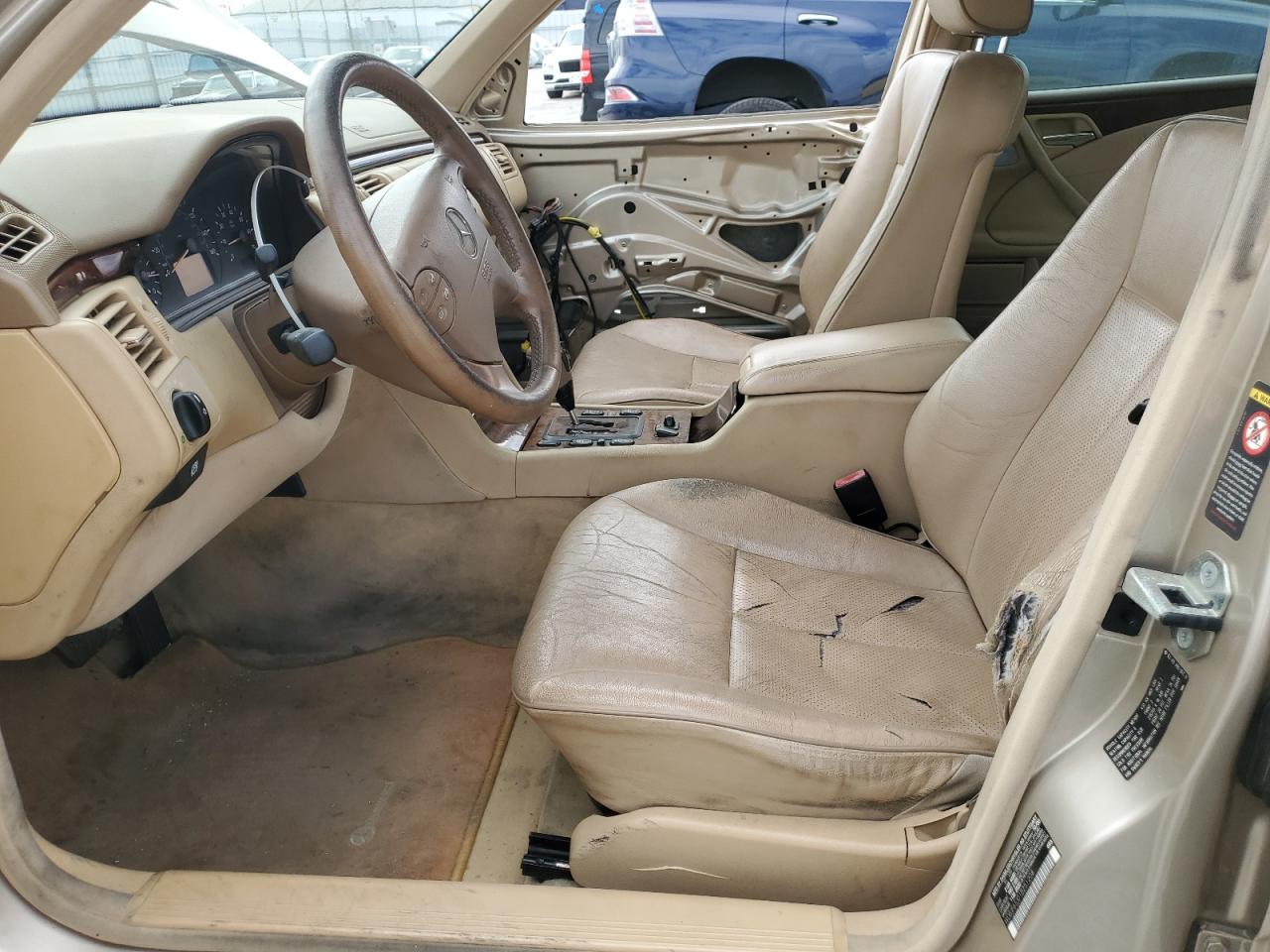 2001 Mercedes-Benz E-klasse VIN WDBJF65J01B251208 Copart auction photo, front end / side damage thumbnail 7