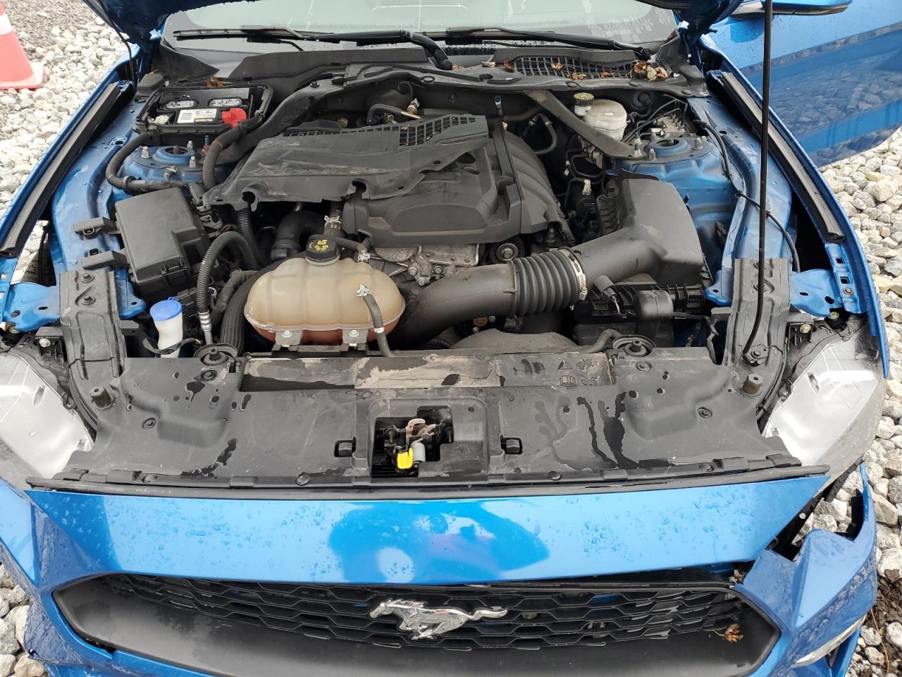 2020 Ford Mustang VIN 1FATP8UHXL5112700 Copart auction photo, front end / side damage thumbnail 12
