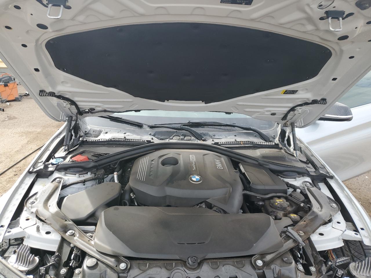 2018 BMW 4er VIN WBA4Z1C59JEC59109 Copart auction photo, front end / side damage thumbnail 11
