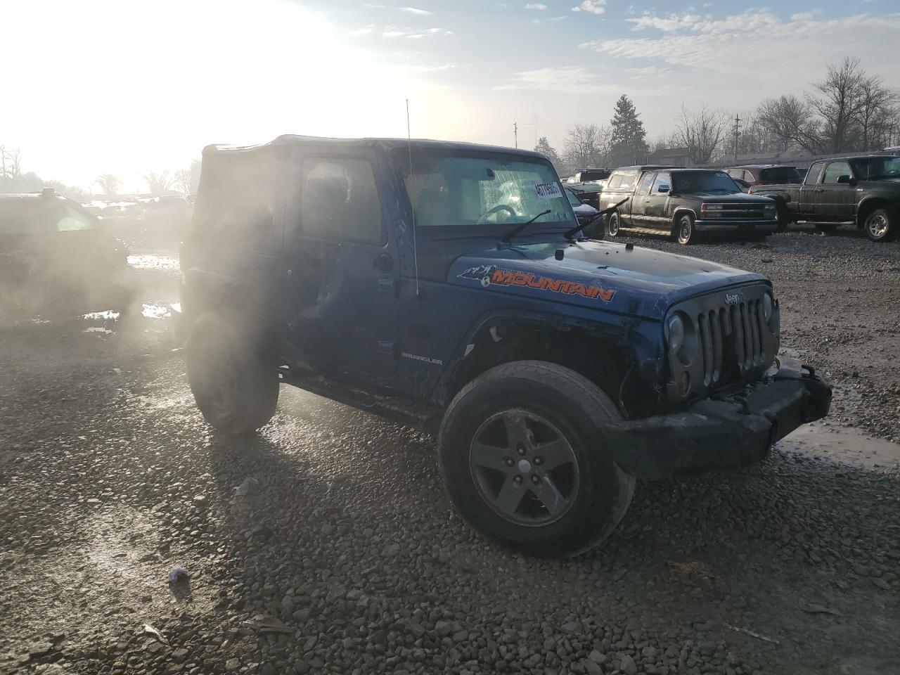 2010 Jeep Wrangler VIN 1J4AA2D10AL225982 Copart auction photo, front end / side damage thumbnail 4