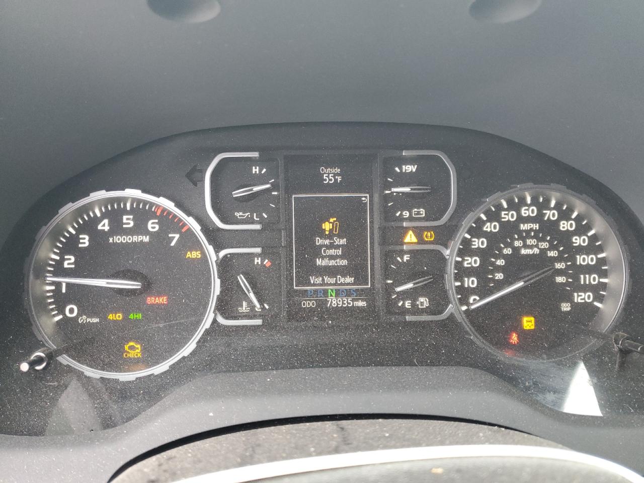 2019 Toyota Tundra VIN 5TFHY5F12KX791697 Copart auction photo, front end damage thumbnail 9