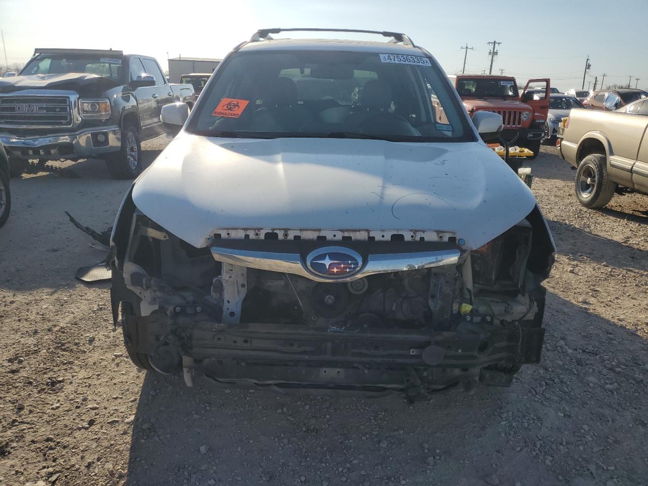 2015 Subaru Forester VIN JF2SJAUCXFH803054 Copart auction photo, mechanical / front end damage thumbnail 5