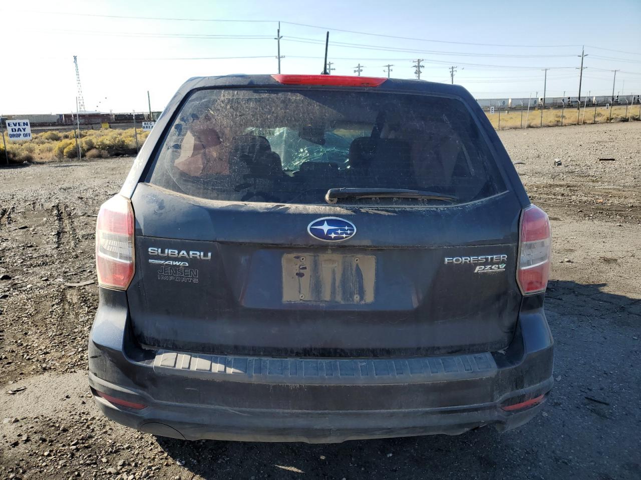 2014 Subaru Forester VIN JF2SJAAC9EH491070 Copart auction photo, front end / side damage thumbnail 6