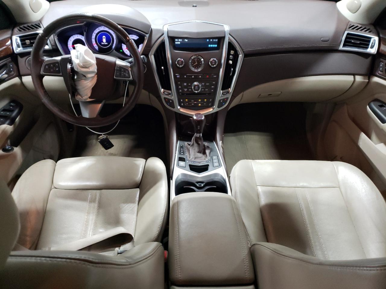 2012 Cadillac SRX VIN 3GYFNEE38CS657499 Copart auction photo, front end / side damage thumbnail 8
