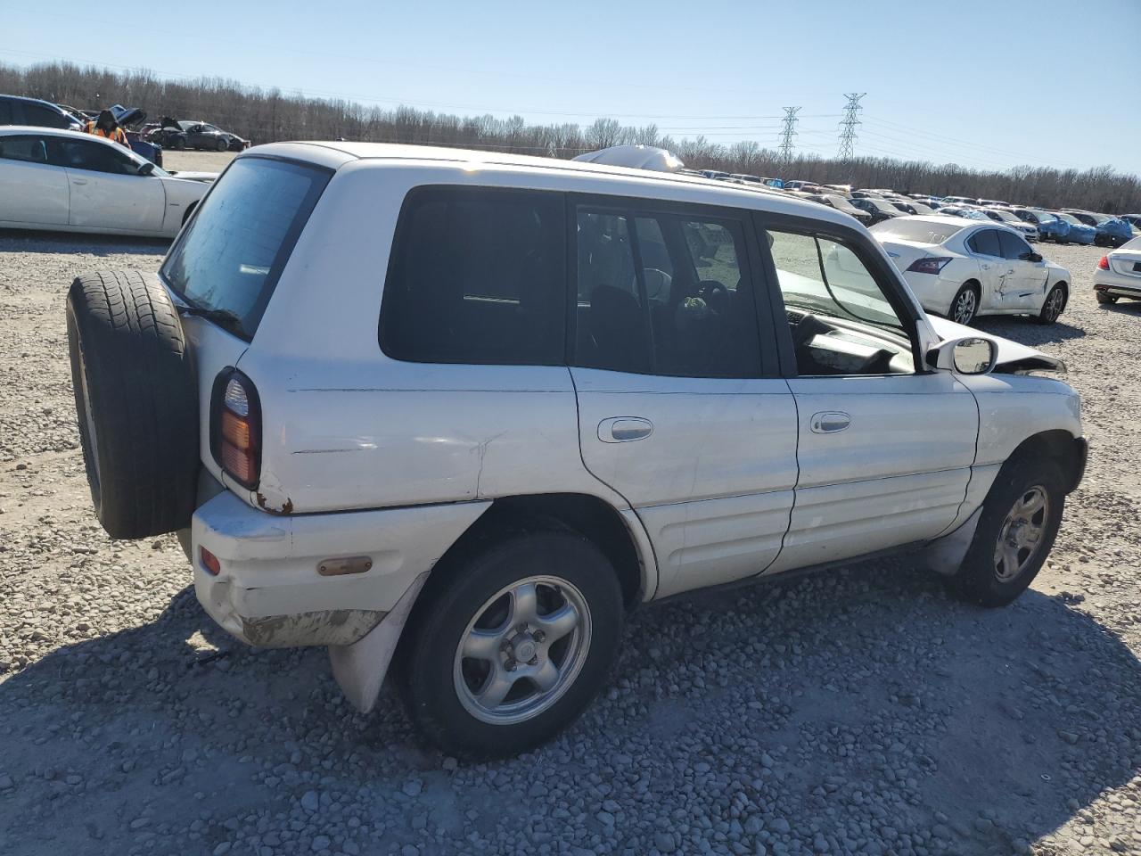 2000 Toyota RAV 4 VIN JT3GP10V7Y7073059 Copart auction photo, front end damage thumbnail 3