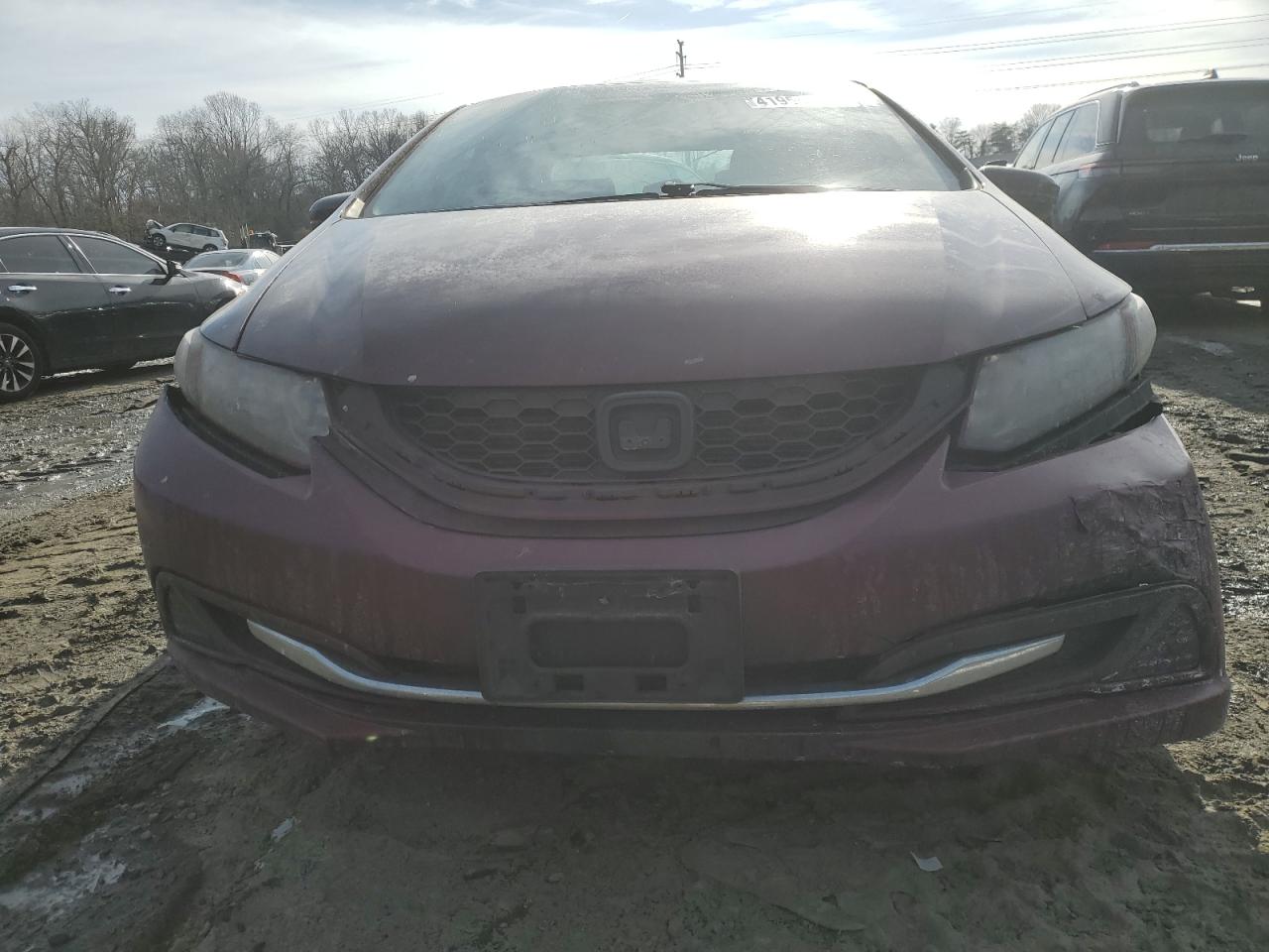 2015 Honda Civic VIN 19XFB2F59FE212513 Copart auction photo, all over / undercarriage damage thumbnail 5