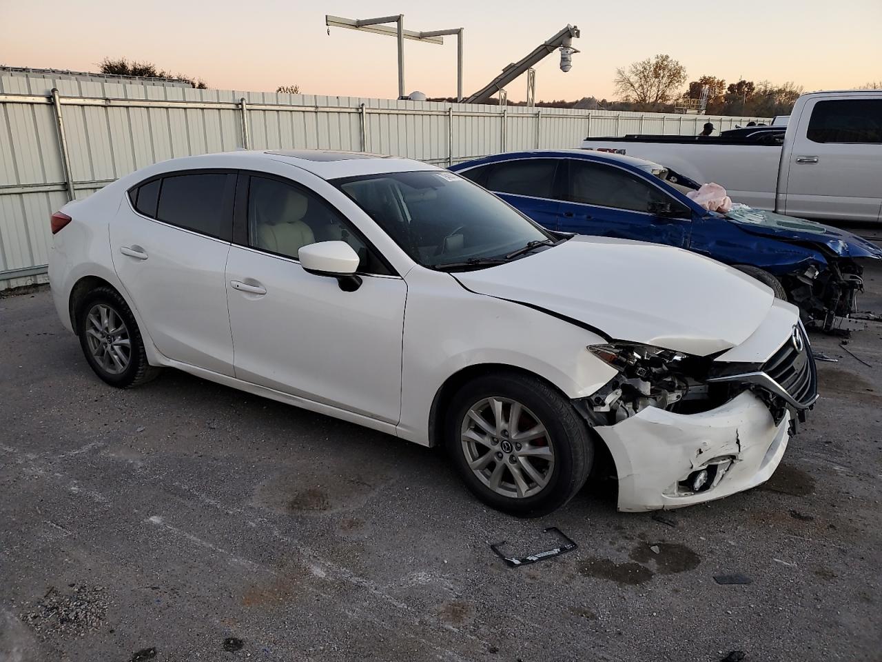 2015 Mazda 3 VIN 3MZBM1V79FM148921 Copart auction photo, front end damage thumbnail 4