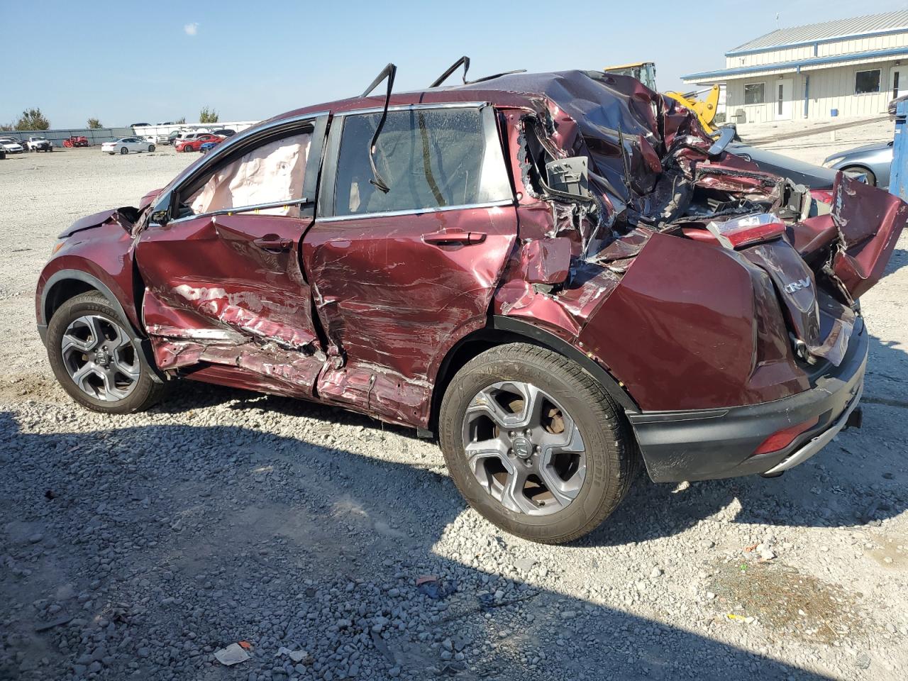 2018 Honda CR-V VIN 7FARW2H58JE094248 Copart auction photo, all over damage thumbnail 2