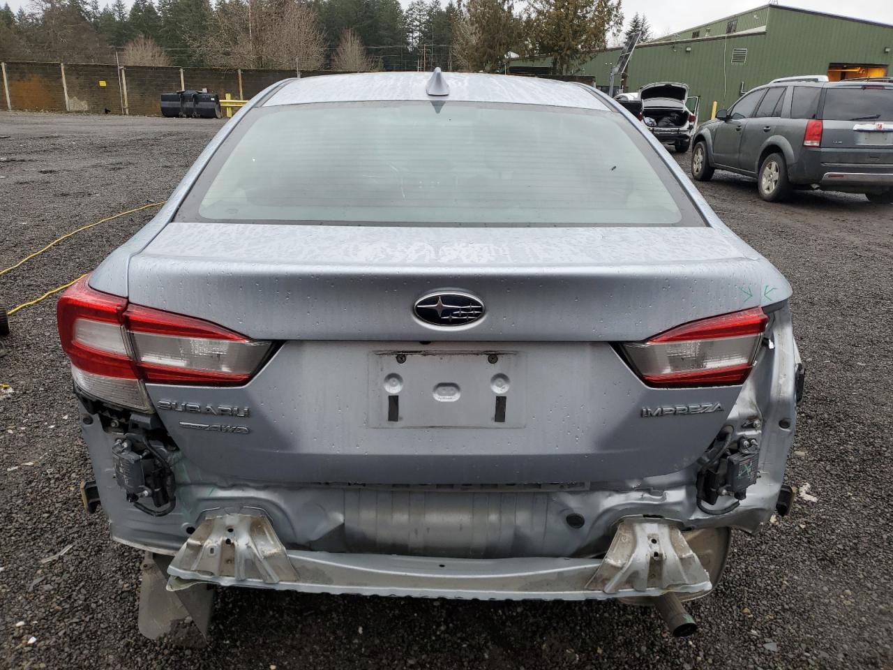 2019 Subaru Impreza VIN 4S3GKAD66K3608121 Copart auction photo, rear end damage thumbnail 6