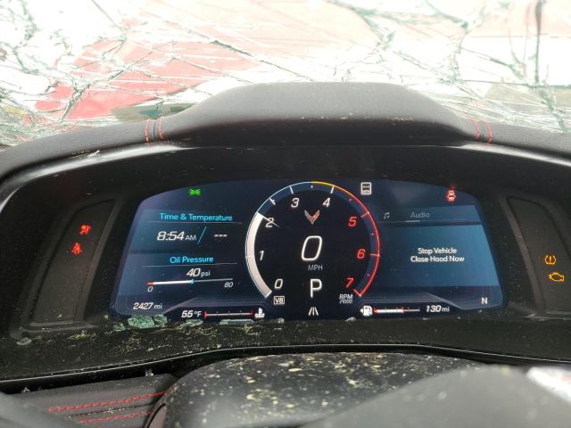 2022 Chevrolet Corvette VIN 1G1YB2D42N5109178 Copart auction photo, front end / top/roof damage thumbnail 9