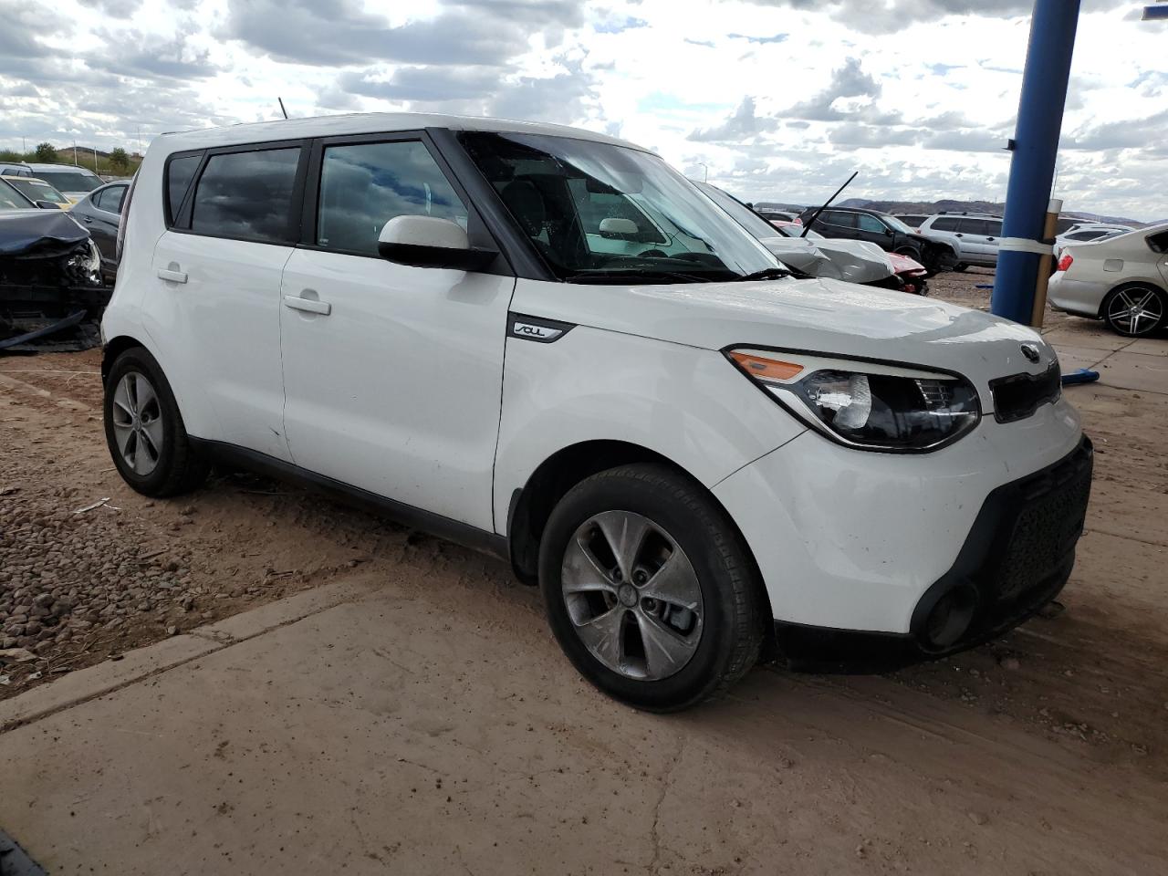 2016 KIA Soul VIN KNDJN2A2XG7274163 Copart auction photo, rear end damage thumbnail 4