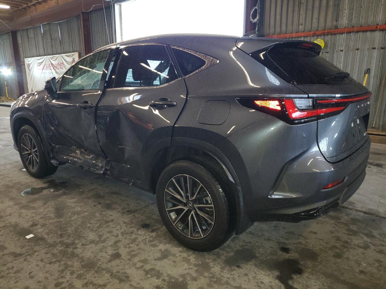 2023 Lexus NX VIN JTJADCAZ5P5013411 Copart auction photo, side damage thumbnail 2