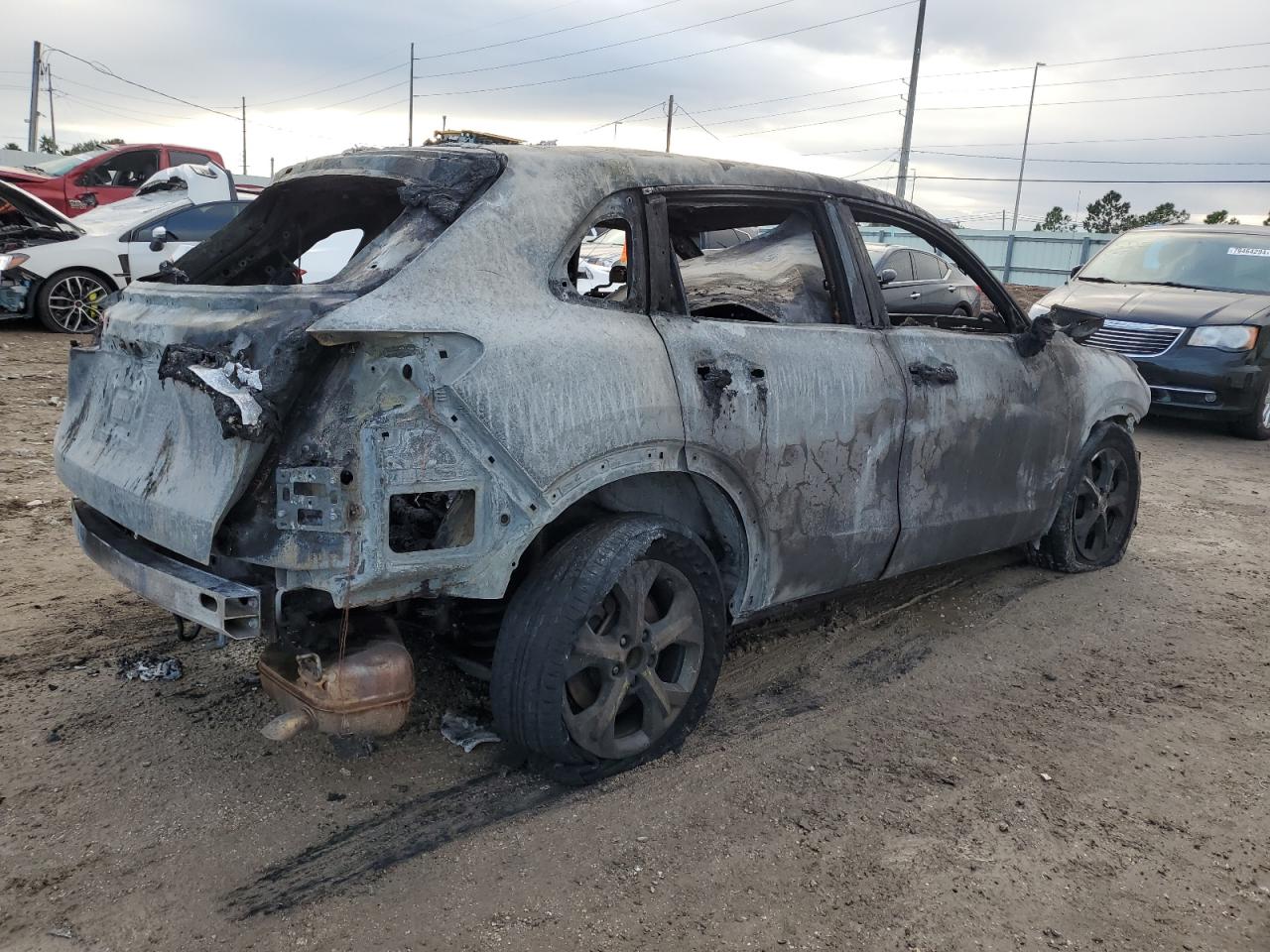 2023 Honda HR-V VIN 3CZRZ1H79PM724937 Copart auction photo, burn damage thumbnail 3