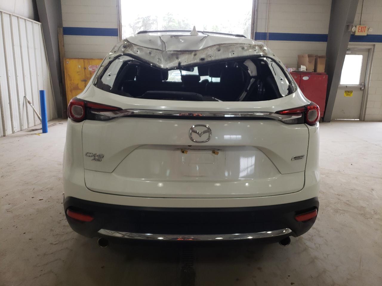 2019 Mazda CX-9 VIN JM3TCBDY2K0313173 Copart auction photo, top/roof / rear end damage thumbnail 6