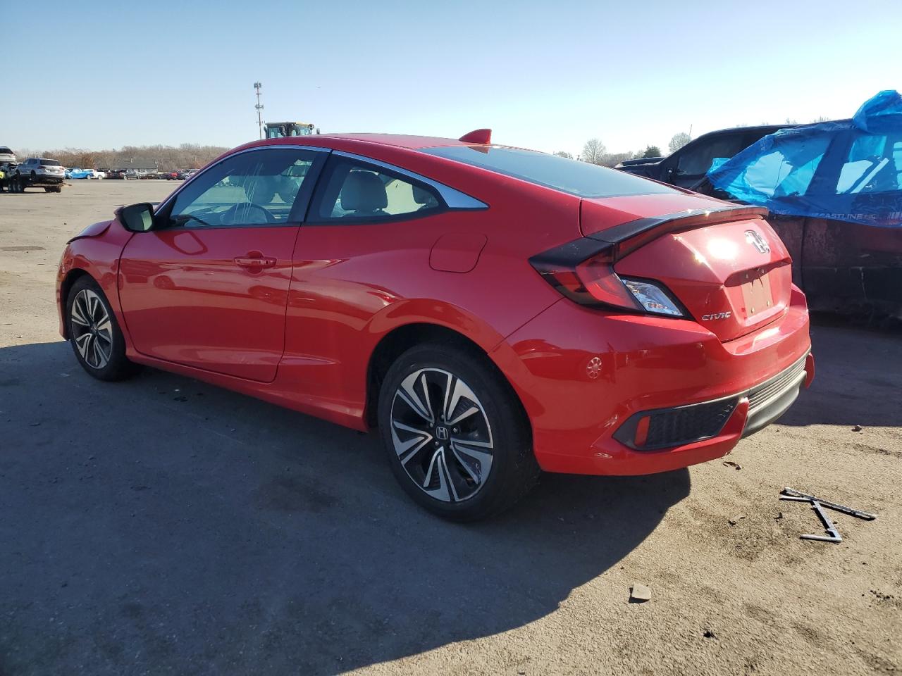 2016 Honda Civic VIN 2HGFC3B36GH352887 Copart auction photo, front end damage thumbnail 2