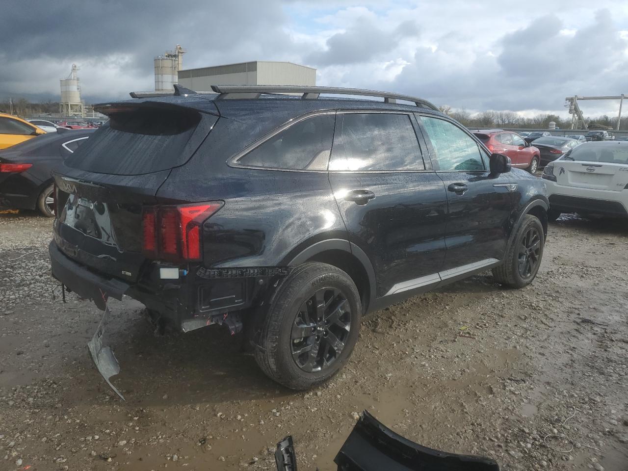 2023 KIA Sorento VIN 5XYRLDLC6PG214555 Copart auction photo, front end damage thumbnail 3
