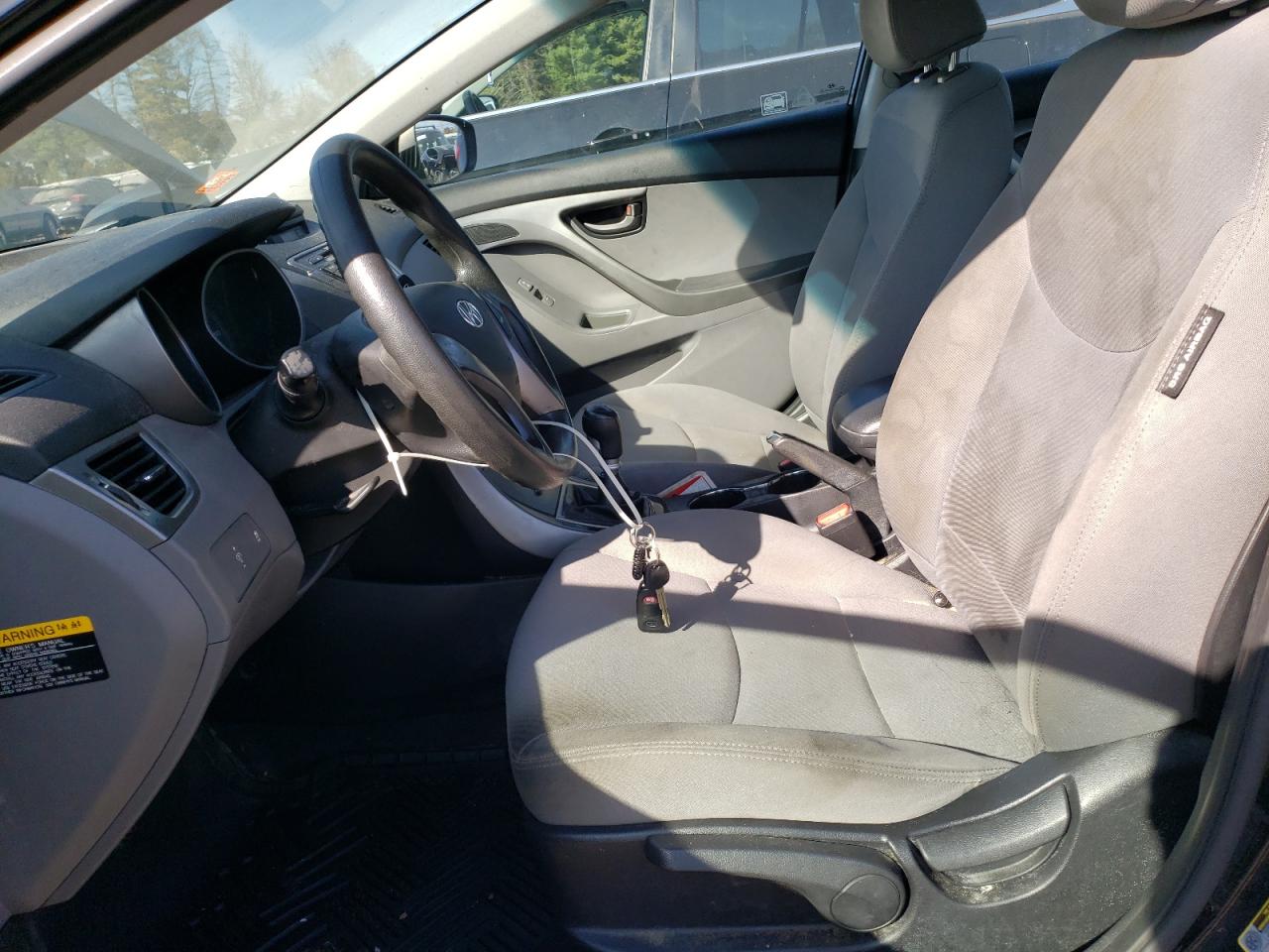 2013 Hyundai Elantra VIN KMHDH4AE9DU486412 Copart auction photo, rear end / mechanical damage thumbnail 7