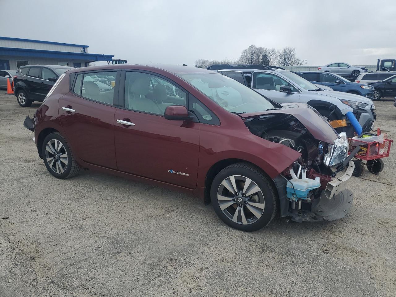 2016 Nissan Leaf VIN 1N4BZ0CP7GC311950 Copart auction photo, front end / rear end damage thumbnail 4