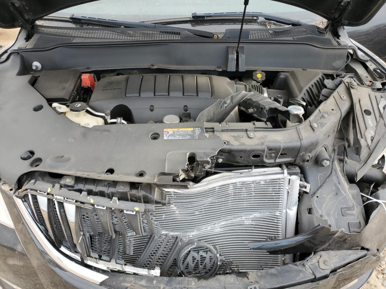 2013 Buick Enclave VIN 5GAKRCKD1DJ178002 Copart auction photo, front end damage thumbnail 12