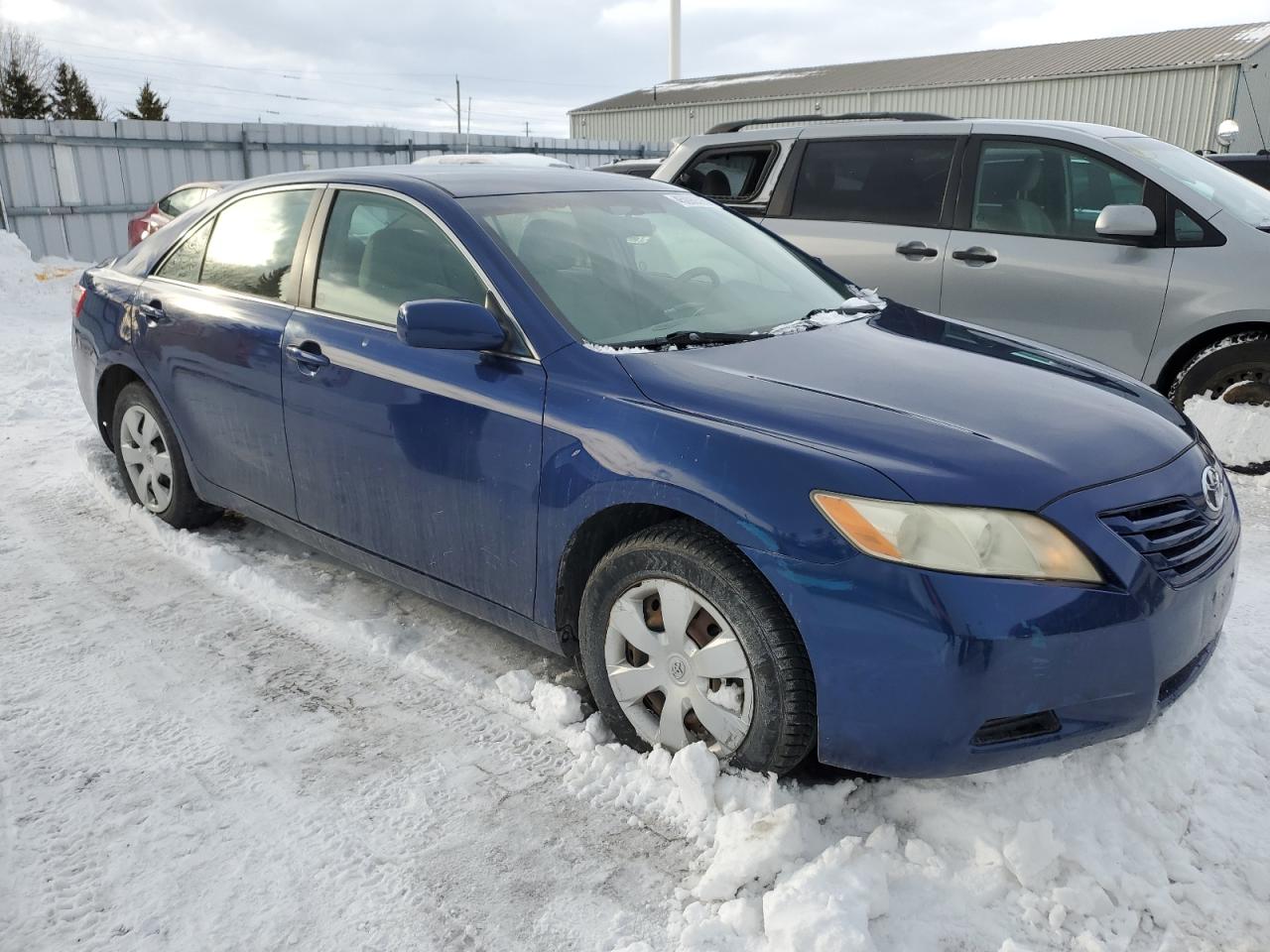 2007 Toyota Camry VIN 4T1BE46K27U140866 Copart auction photo, rear end / side damage thumbnail 4