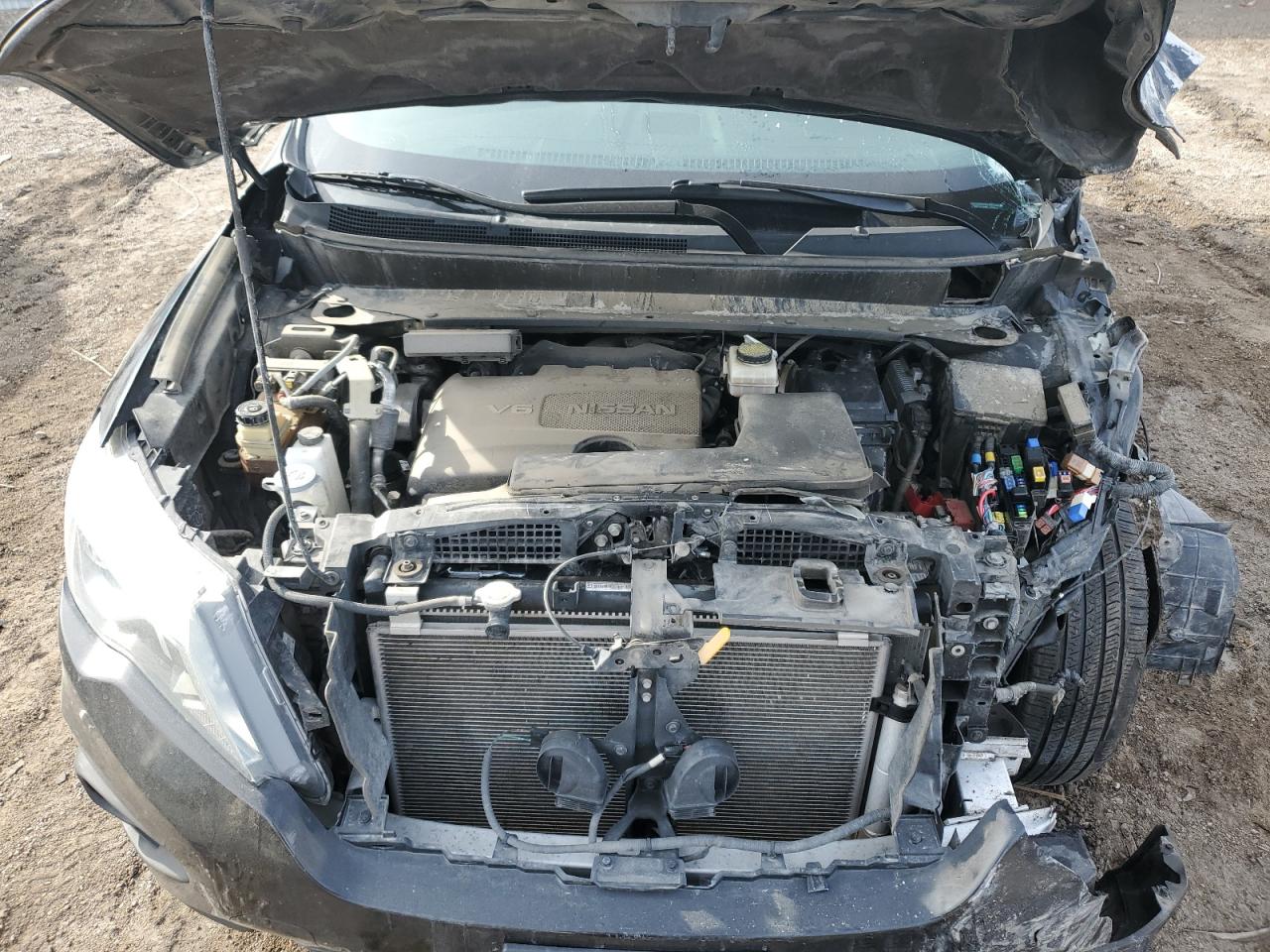 2020 Nissan Pathfinder VIN 5N1DR2BM6LC606419 Copart auction photo, front end / hail damage thumbnail 14