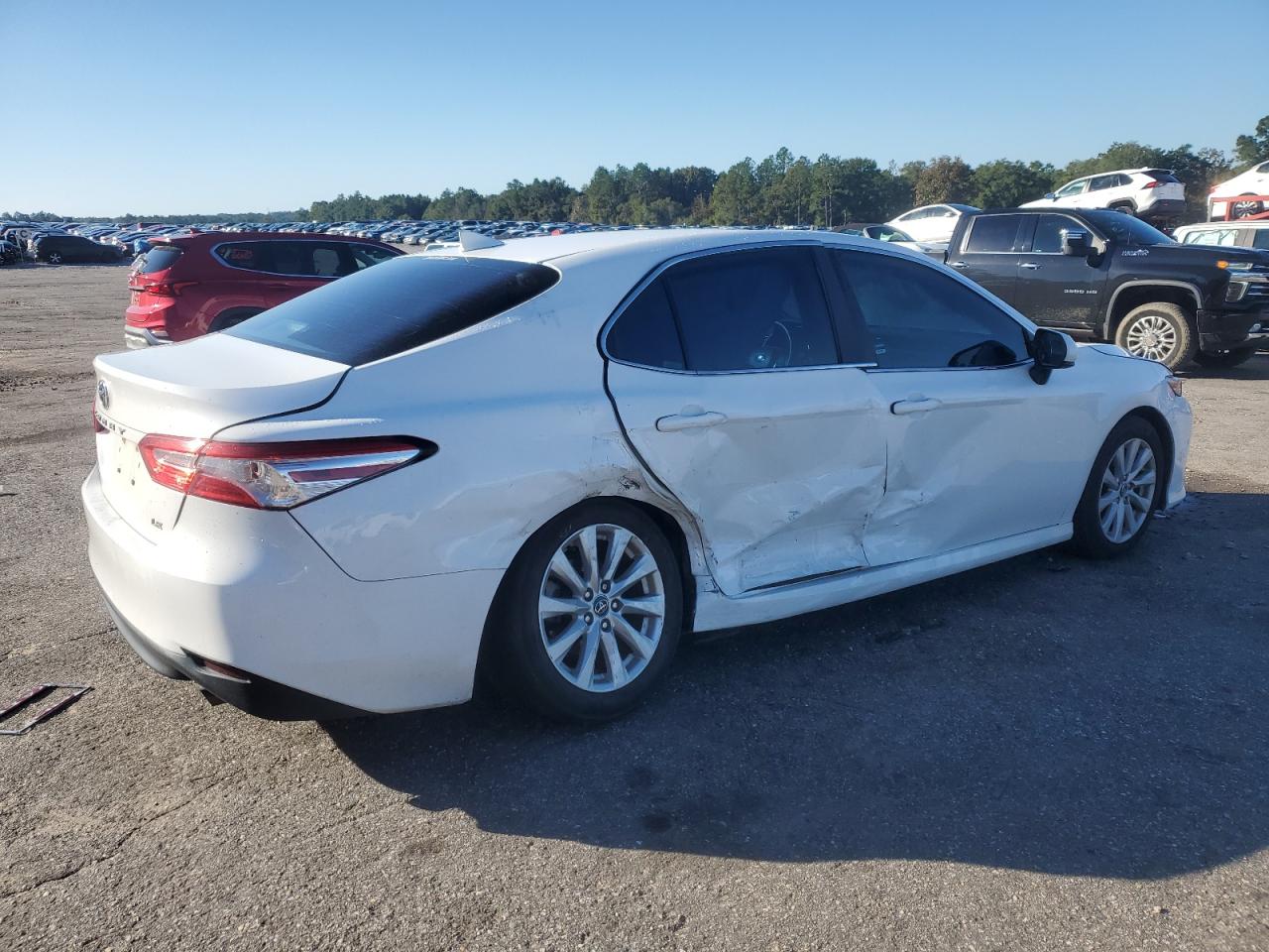 2020 Toyota Camry VIN 4T1C11AK0LU939819 Copart auction photo, side damage thumbnail 3
