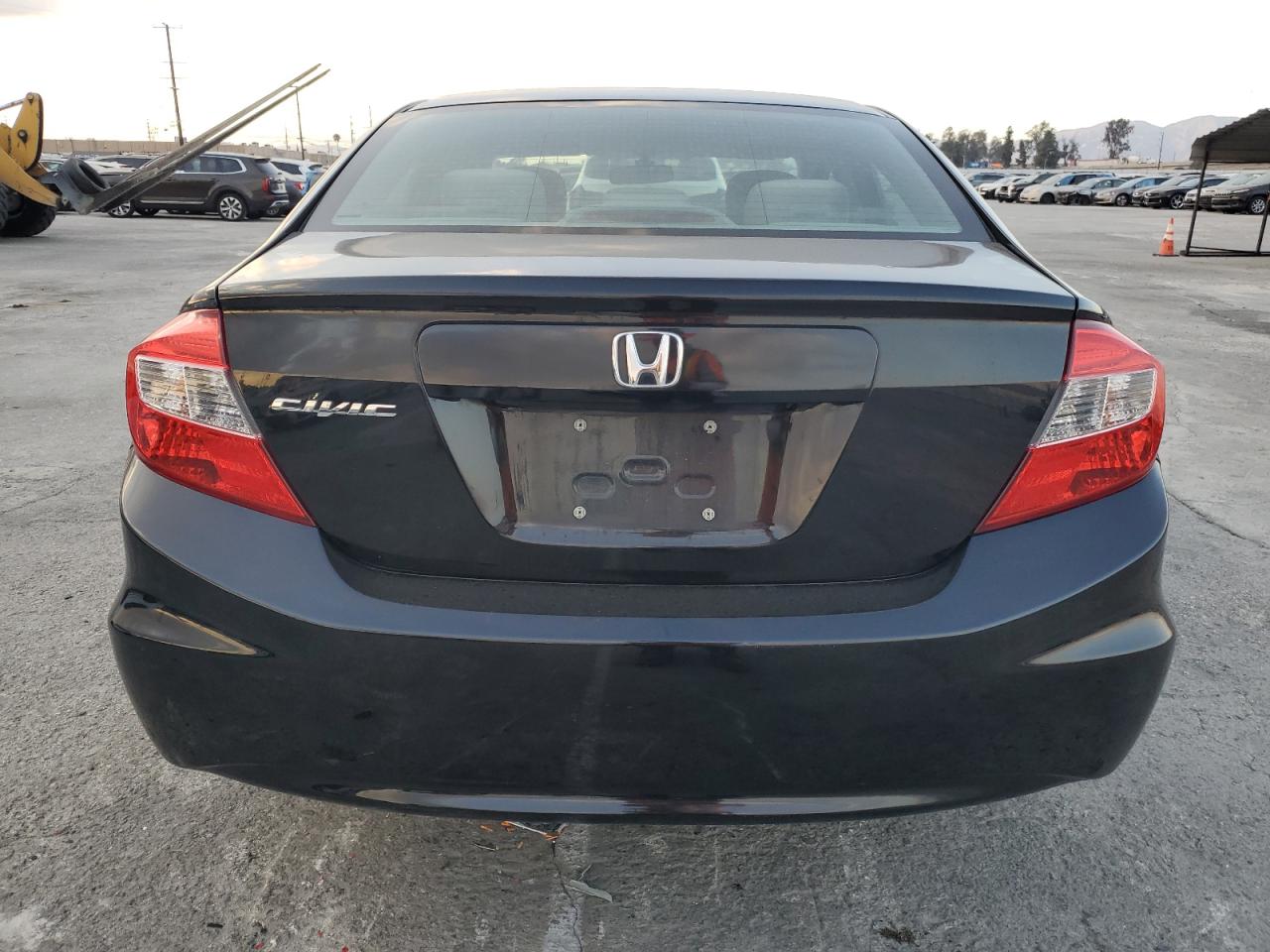 2012 Honda Civic VIN 19XFB2F89CE368590 Copart auction photo, front end damage thumbnail 6