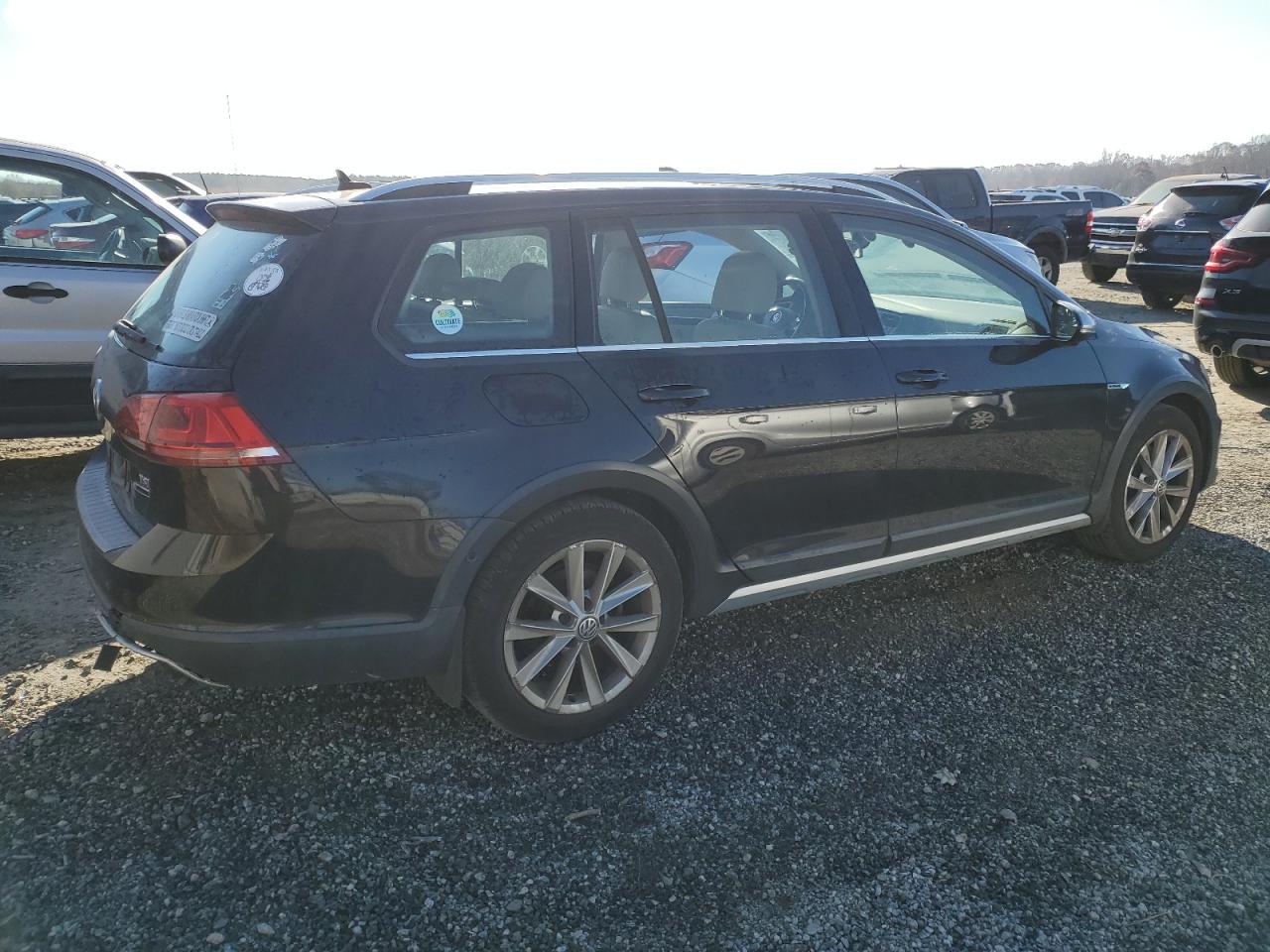 2017 Volkswagen Golf VIN 3VWM17AU6HM526535 Copart auction photo, rear end / front end damage thumbnail 3