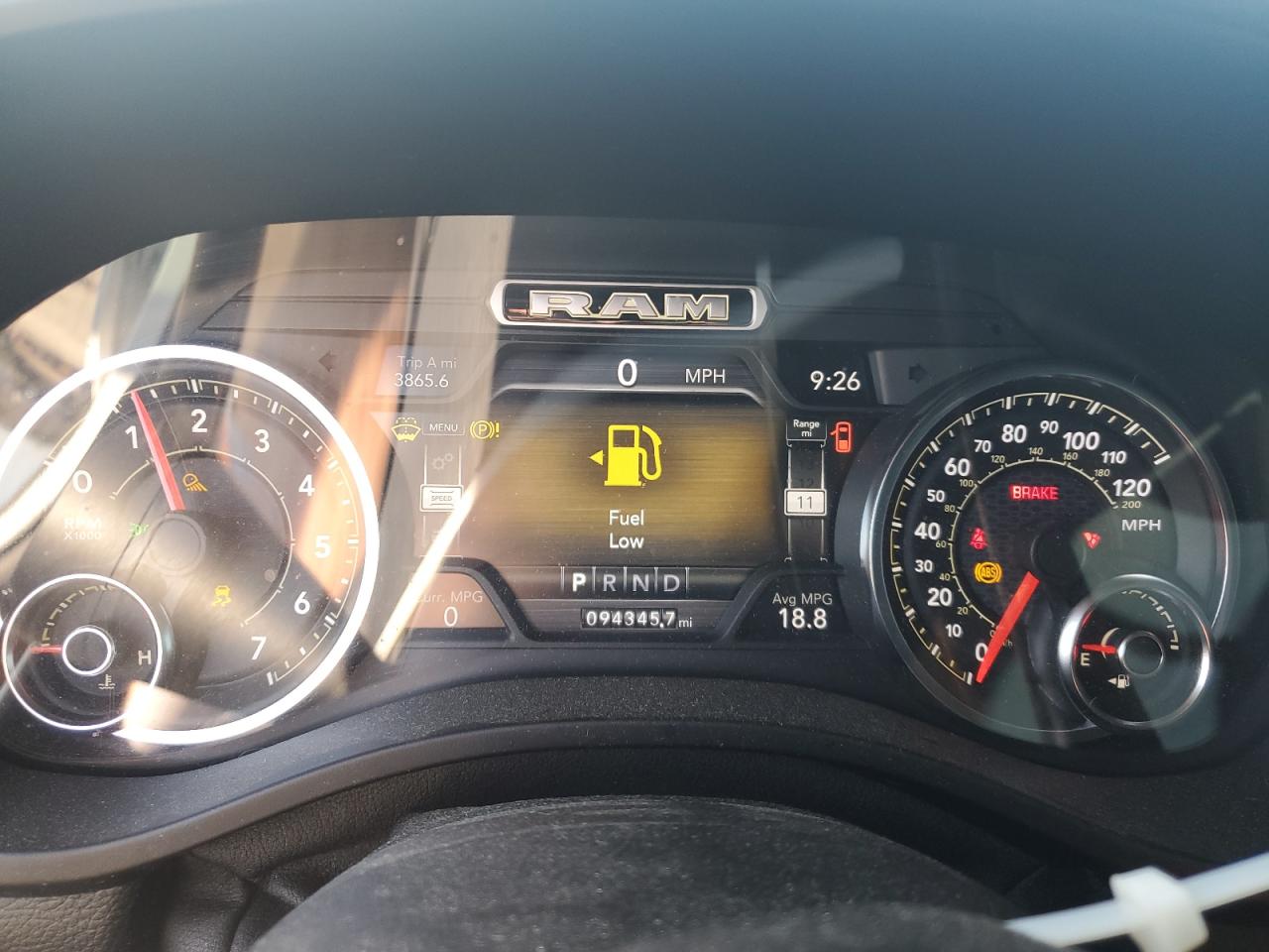 2019 RAM 1500 VIN 1C6SRFLT9KN648442 Copart auction photo, rear end damage thumbnail 9