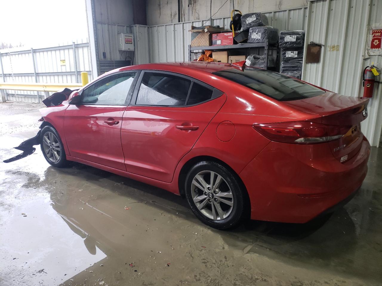 2017 Hyundai Elantra VIN 5NPD84LF6HH138836 Copart auction photo, front end / hail damage thumbnail 2