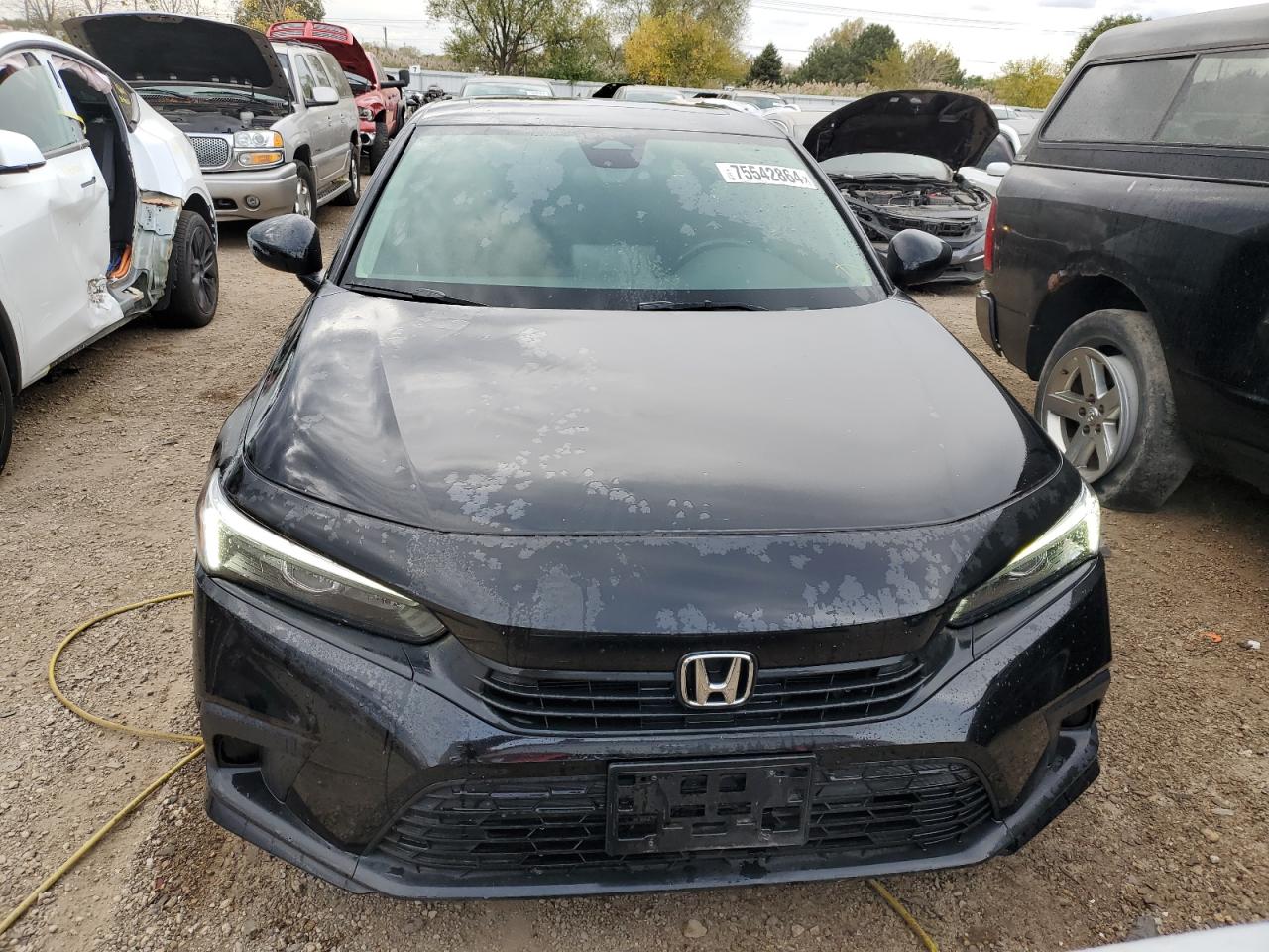 2022 Honda Civic VIN JHMFE1F75NX003687 Copart auction photo, rear end damage thumbnail 5