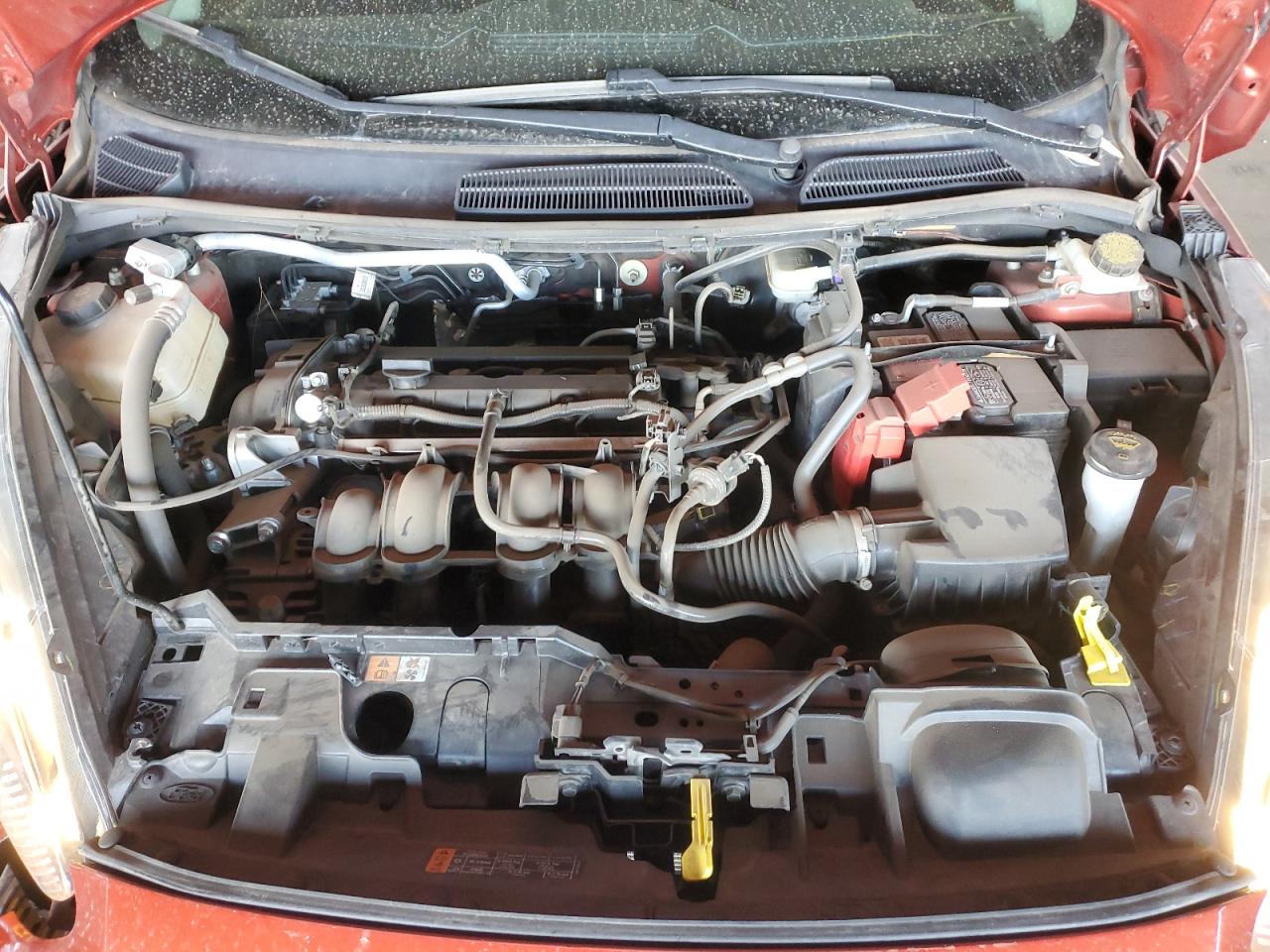 2018 Ford Fiesta VIN 3FADP4BJ2JM123846 Copart auction photo, front end damage thumbnail 13