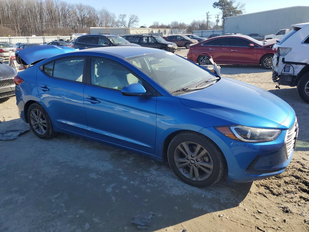 2017 Hyundai Elantra VIN 5NPD84LF6HH207900 Copart auction photo, rear end damage thumbnail 4