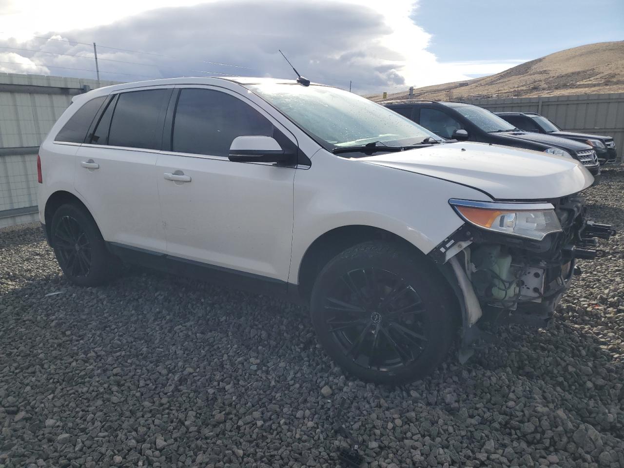 2013 Ford Edge VIN 2FMDK3KC7DBA60619 Copart auction photo, front end / side damage thumbnail 4