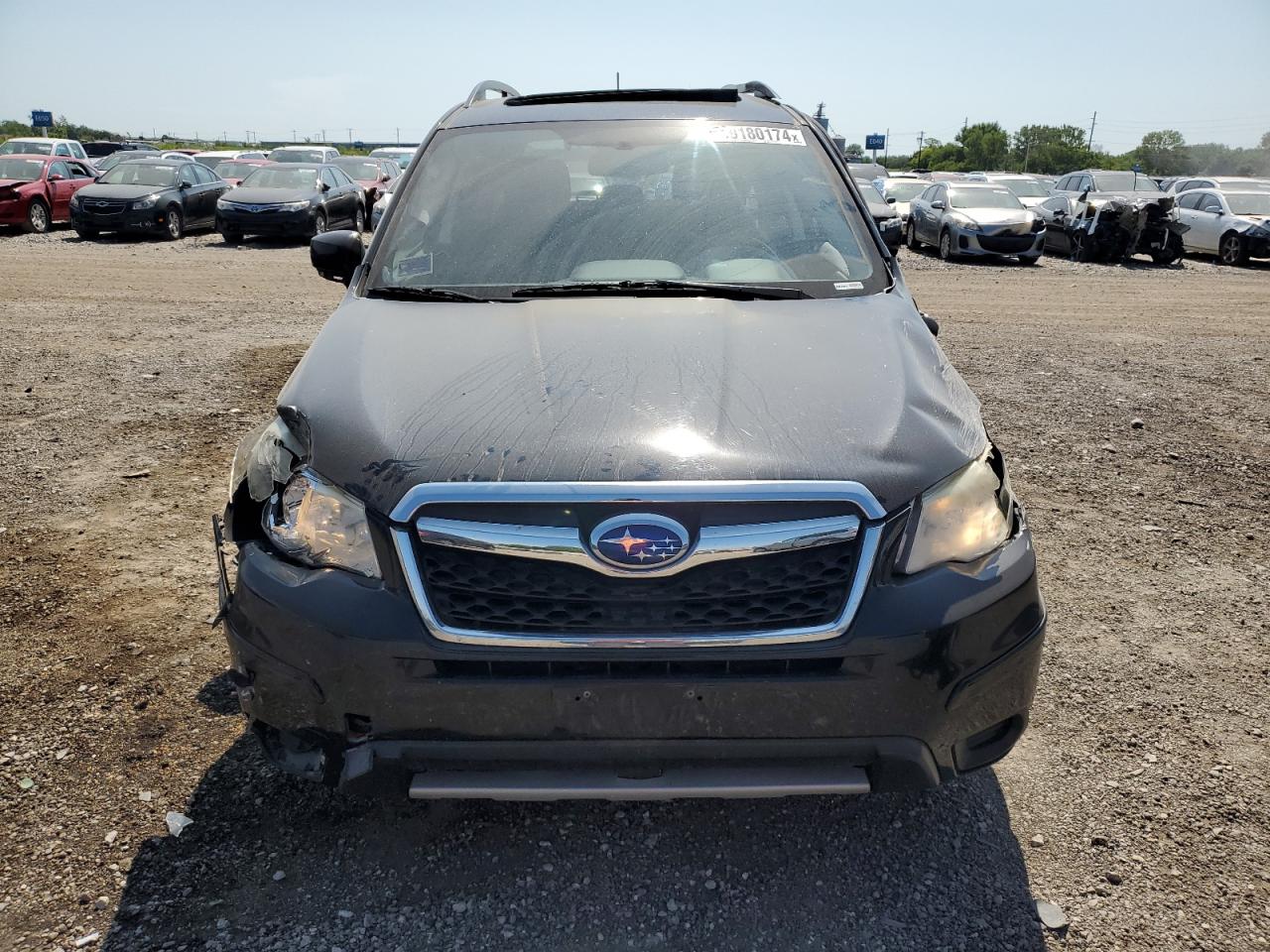 2014 Subaru Forester VIN JF2SJAEC6EH423772 Copart auction photo, front end / side damage thumbnail 5