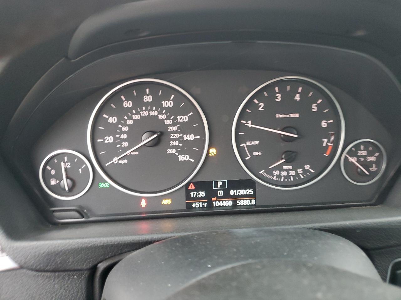 2014 BMW 3er VIN WBA3A5G5XENP32491 Copart auction photo, front end damage thumbnail 9
