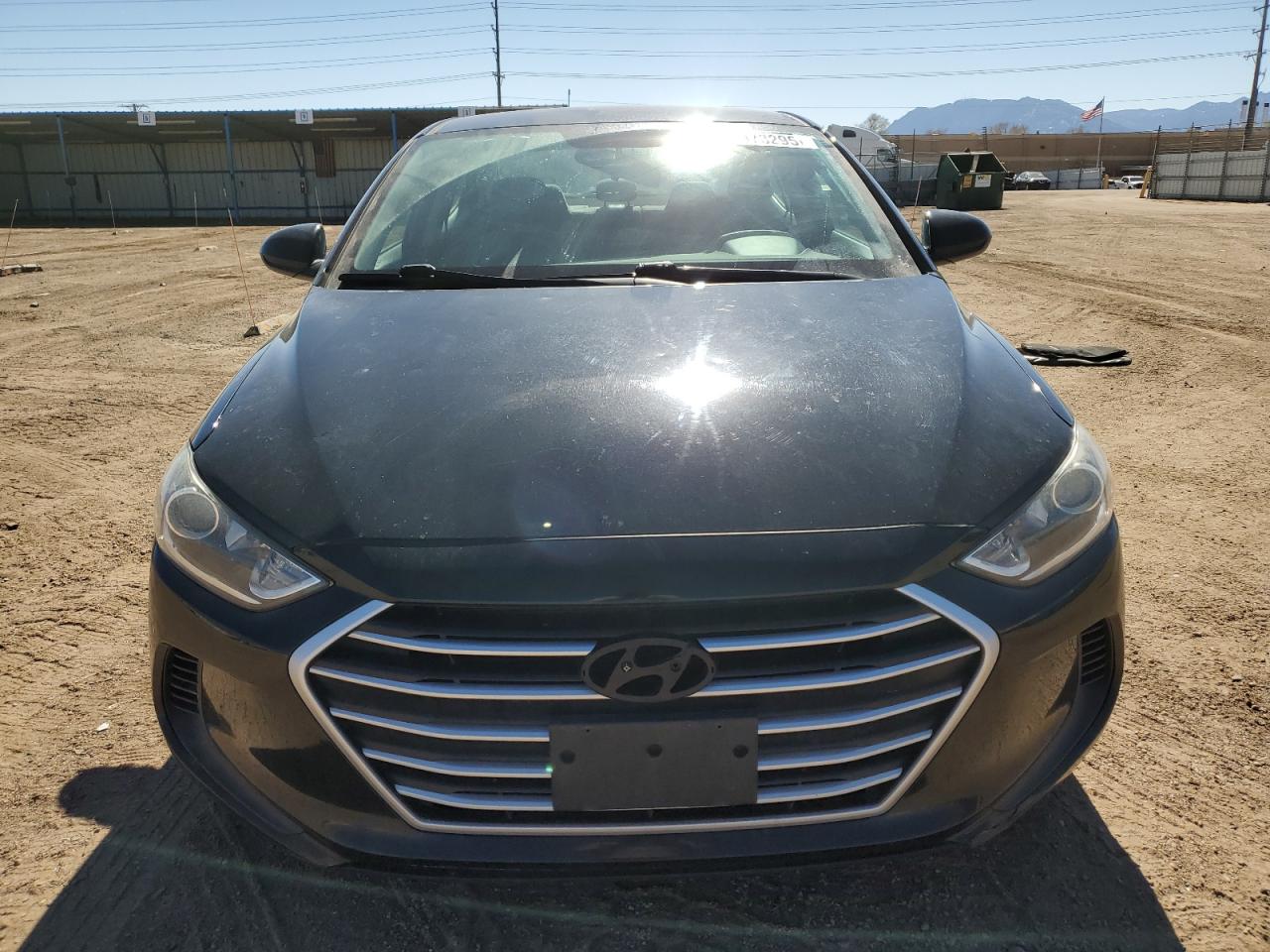 2017 Hyundai Elantra VIN 5NPD84LF3HH064324 Copart auction photo, rear end / hail damage thumbnail 5
