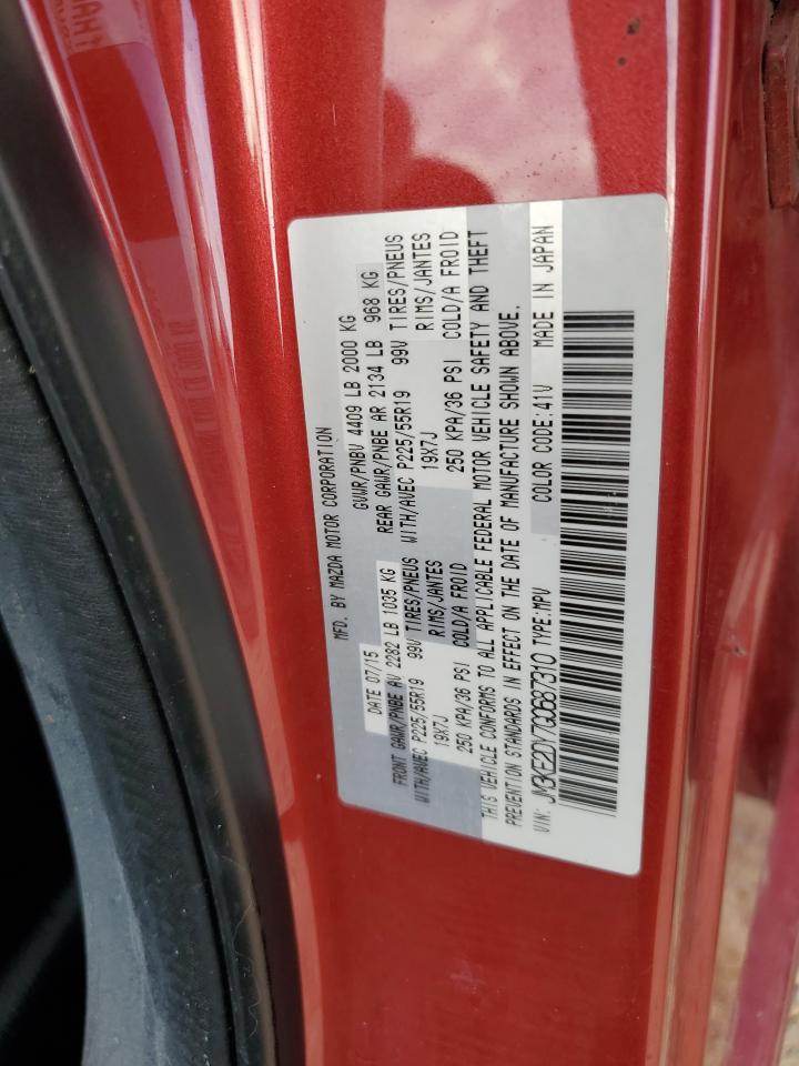 2016 Mazda CX-5 VIN JM3KE2DY7G0687310 Copart auction photo, water/flood damage thumbnail 13