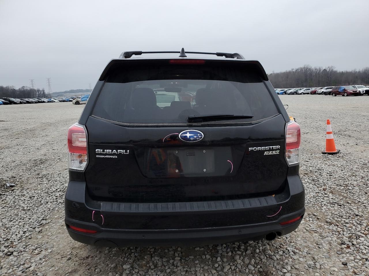 2017 Subaru Forester VIN JF2SJARC6HH434768 Copart auction photo, side / front end damage thumbnail 6
